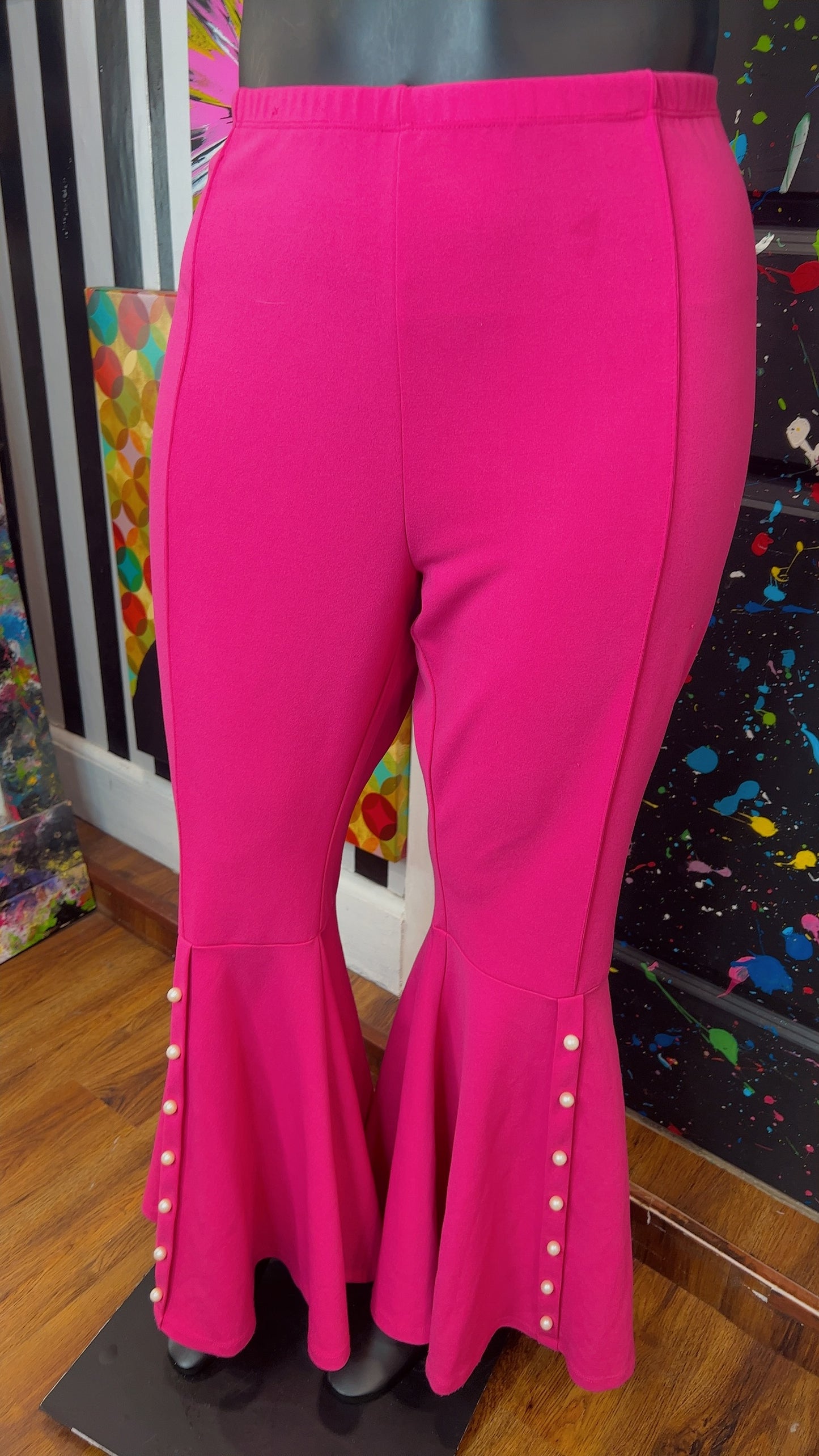 Pink Pearl Bell Bottoms (16)