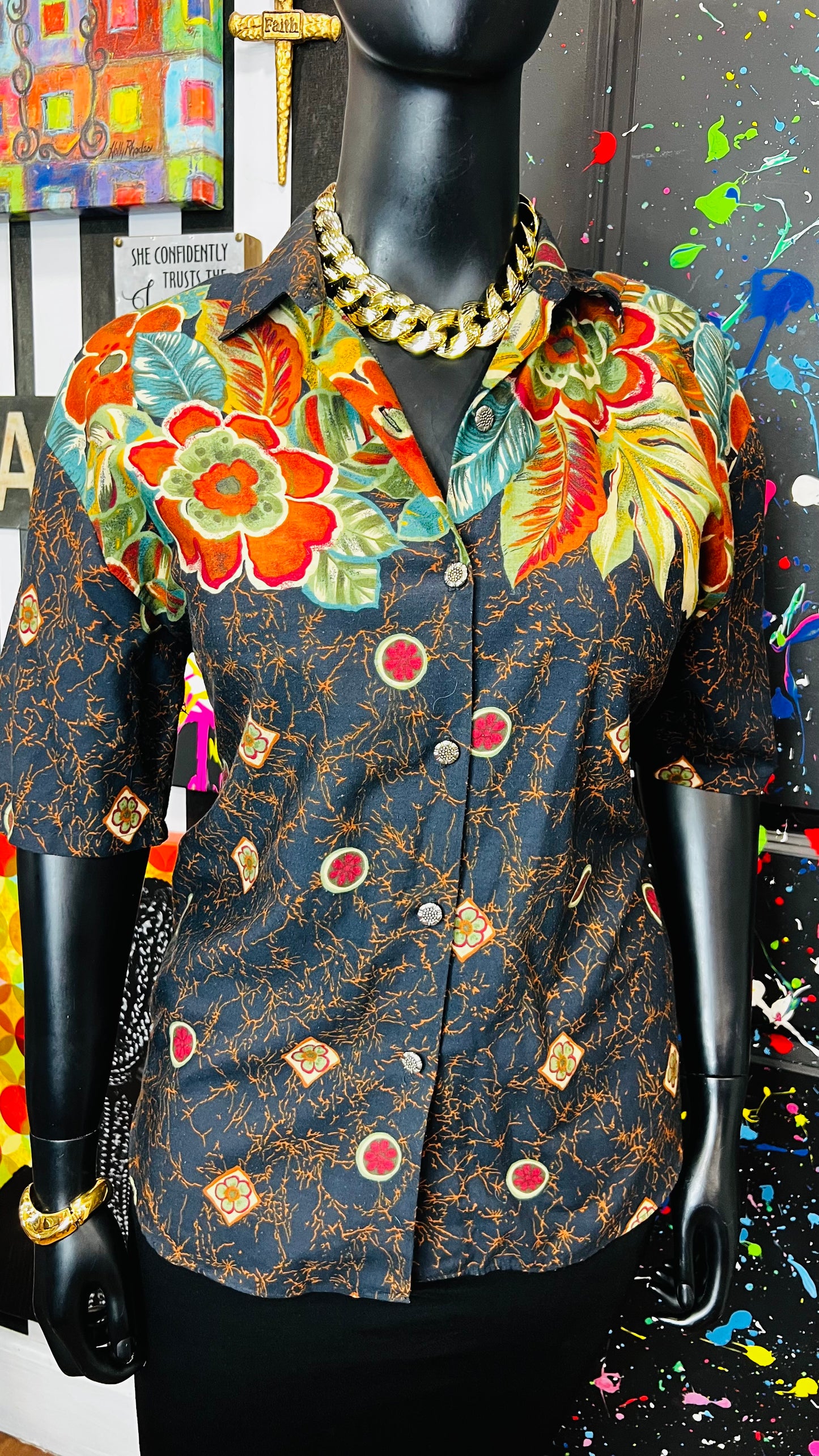 Vintage Abstract Blouse (16)