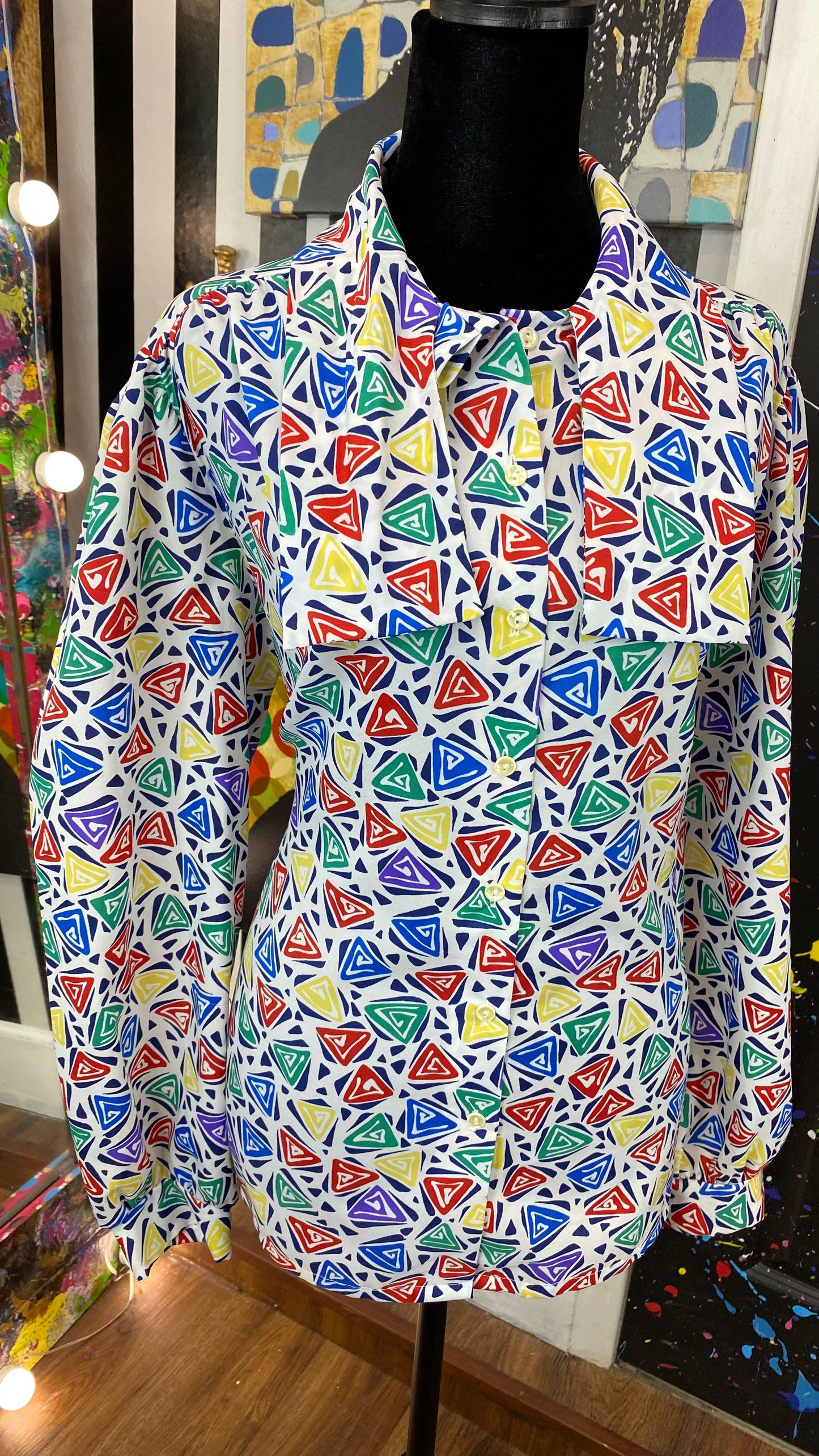 Vintage Jonquil Long Sleeve Blouse