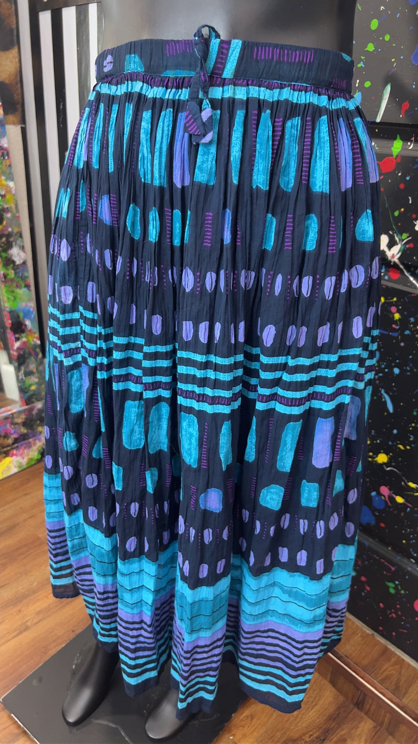 Vintage Rayon Skirt (22)