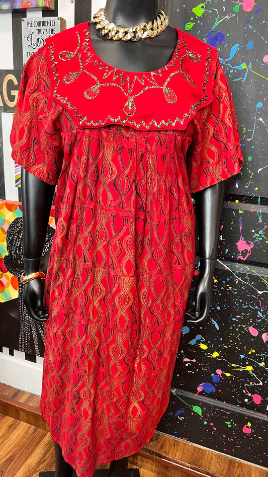 Vintage True Traditional African Dress (16)