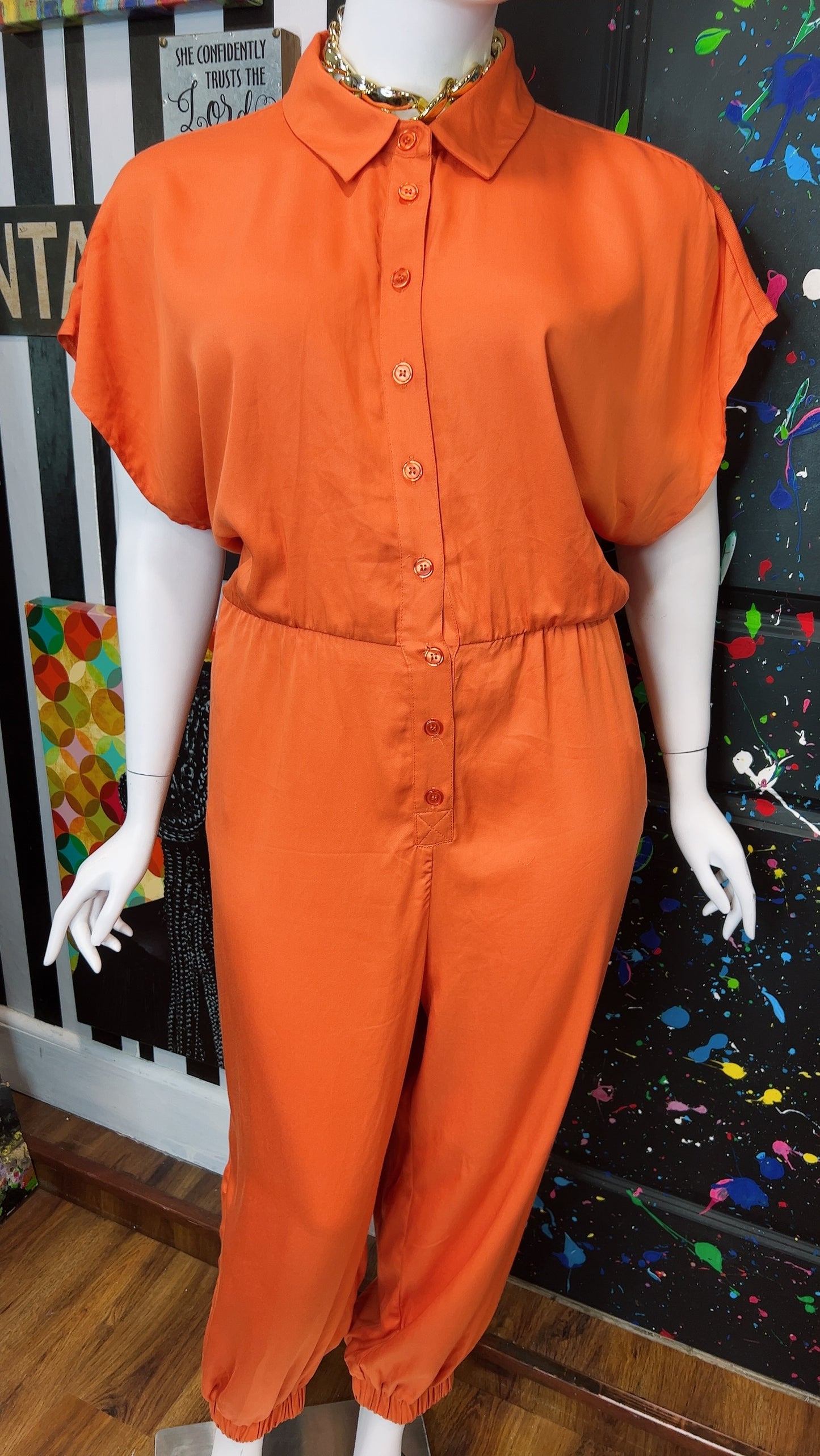 Eloquii Orange Jumpsuit (24)