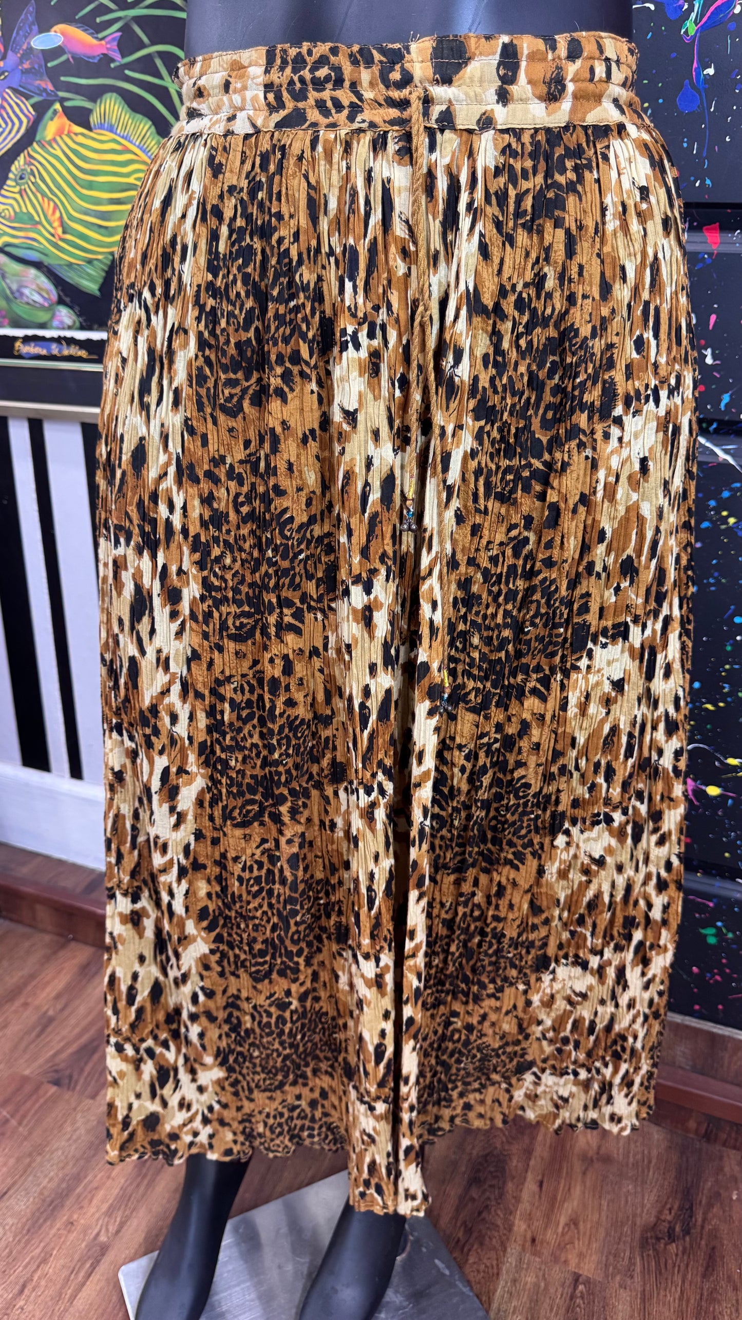 Vintage Knit Vest & Rayon Skirt (16)