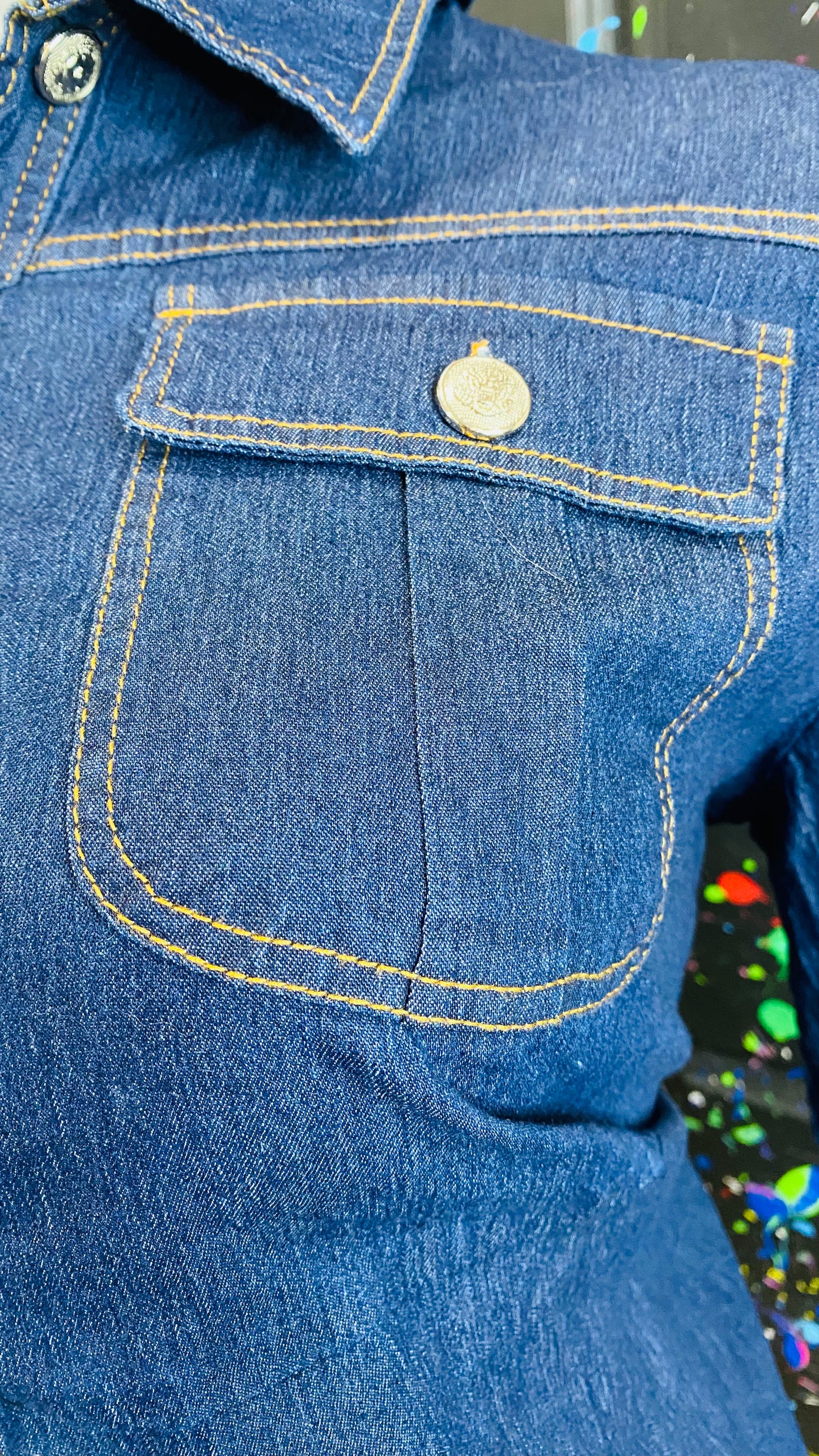 Denim Cuffed Leg Jumpsuit (20)