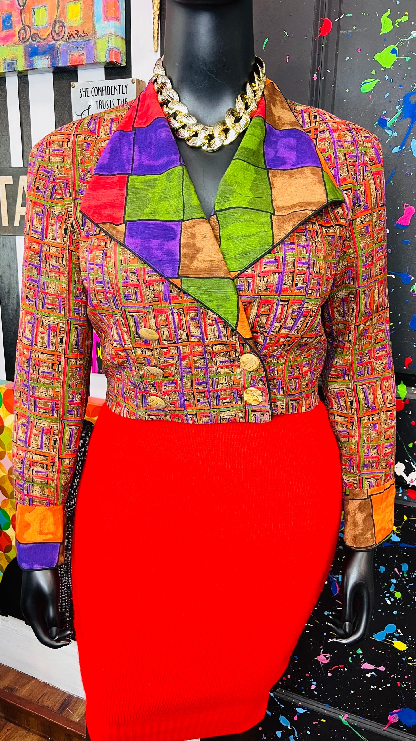 Vintage Platinum Blazer (14)