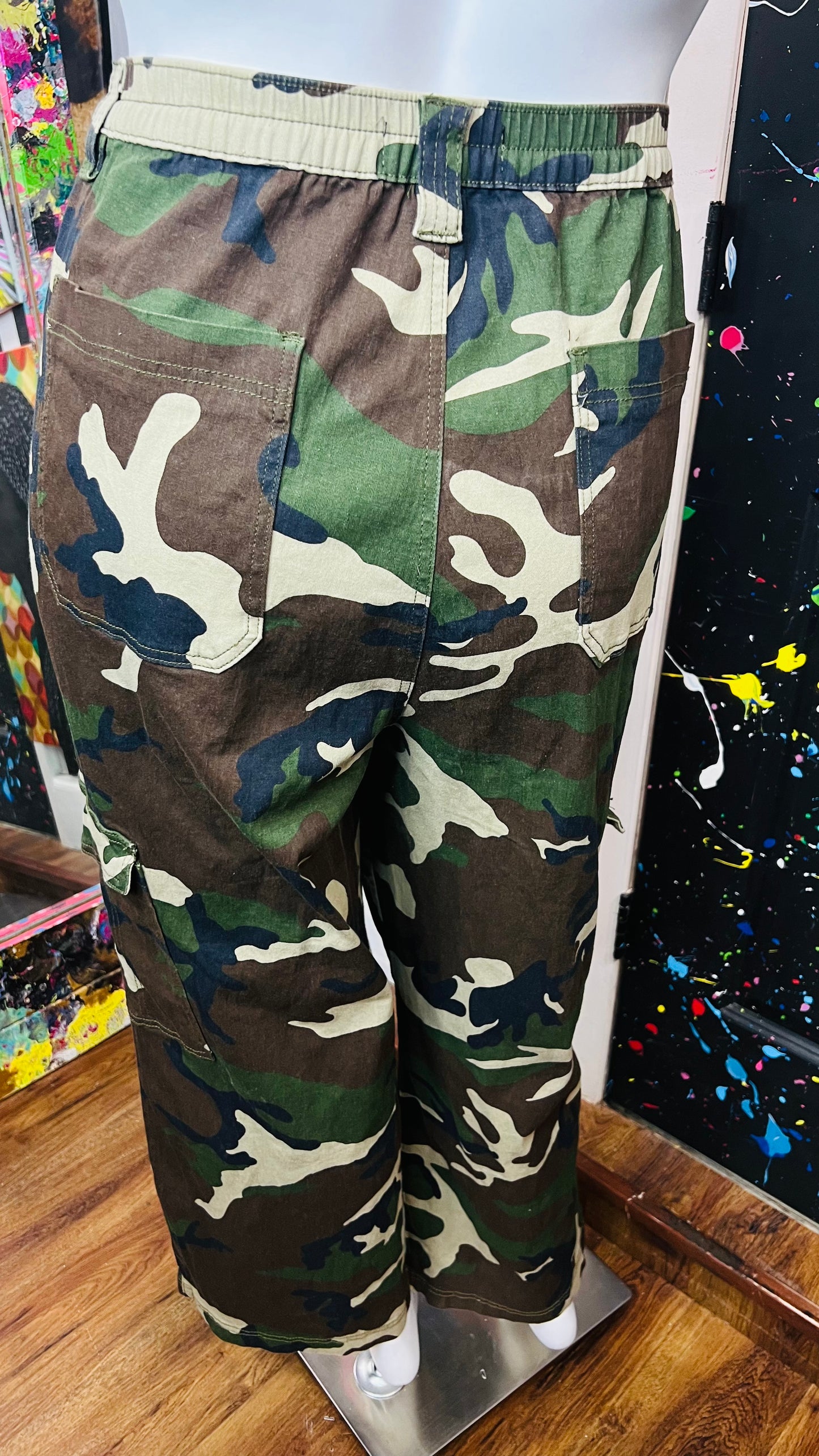Camo Cargo Pants - Good Stretch (22)