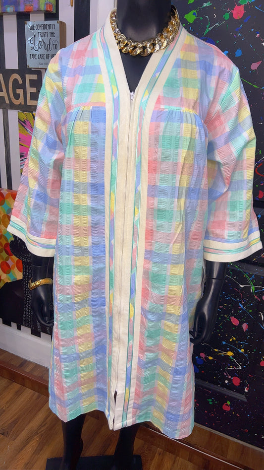 Vintage Pastel Colored Night Gown (14)