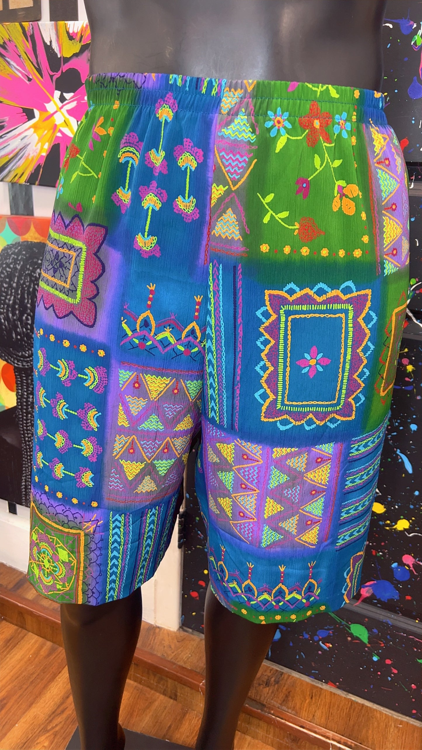 Vintage Abstract Shorts (20)