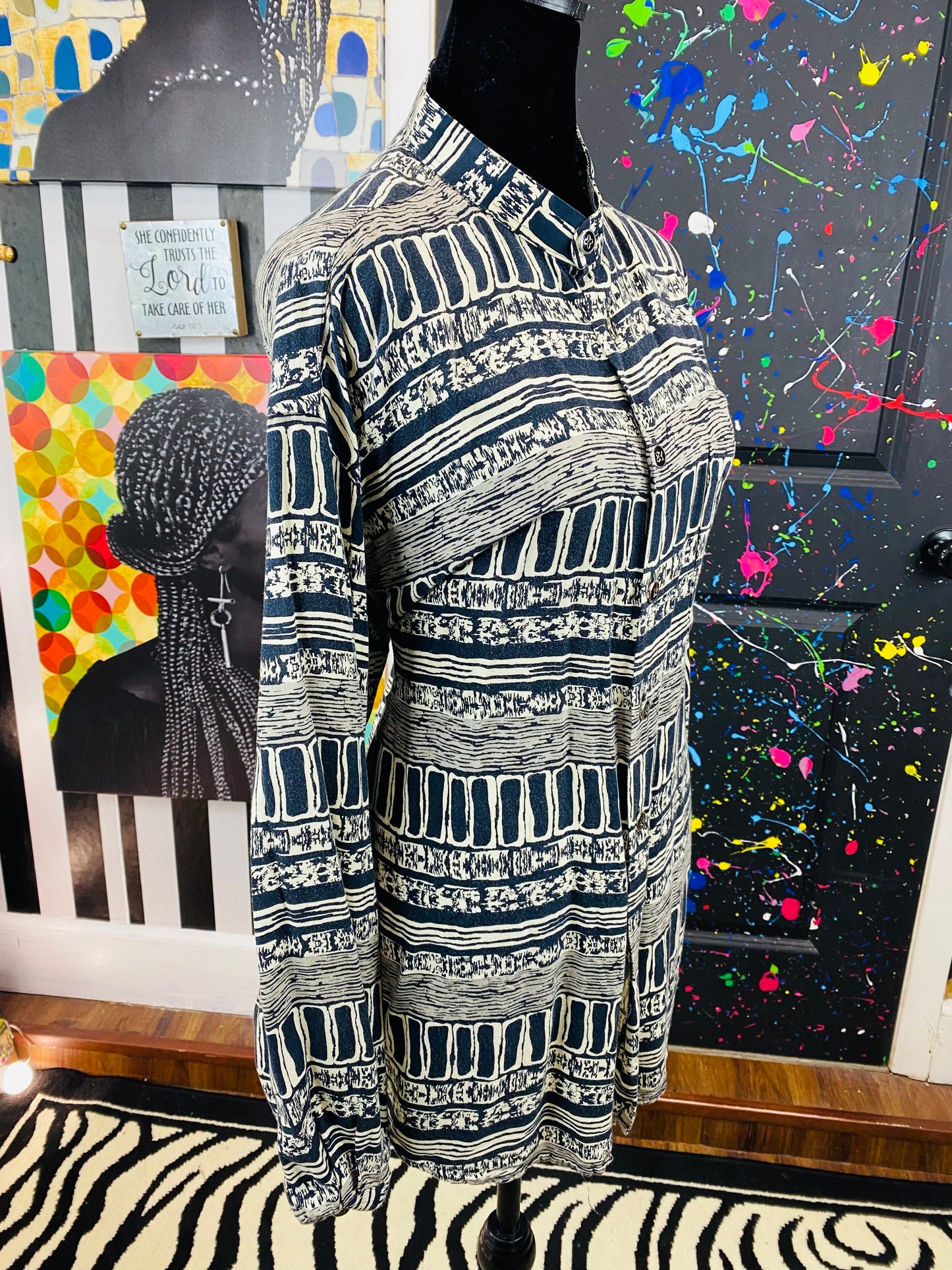 Vintage Long Sleeve Blouse