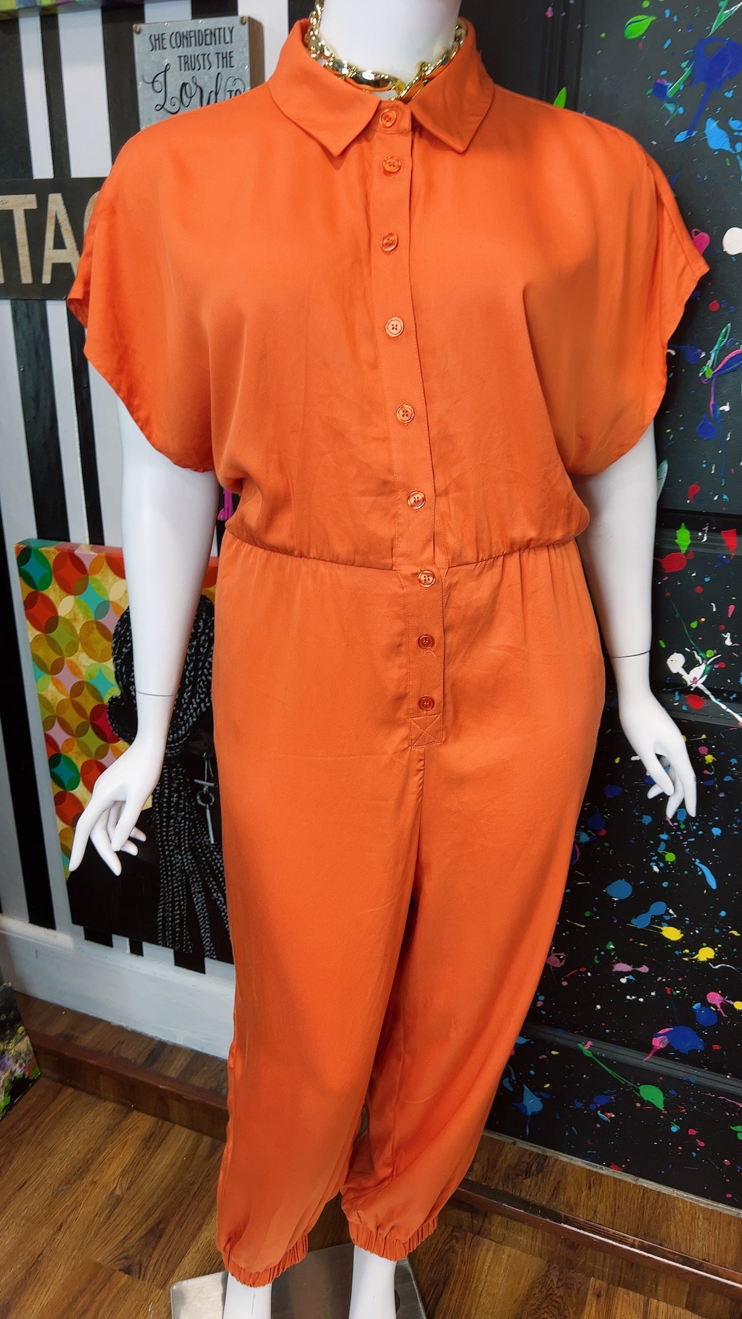 Eloquii Orange Jumpsuit (24)