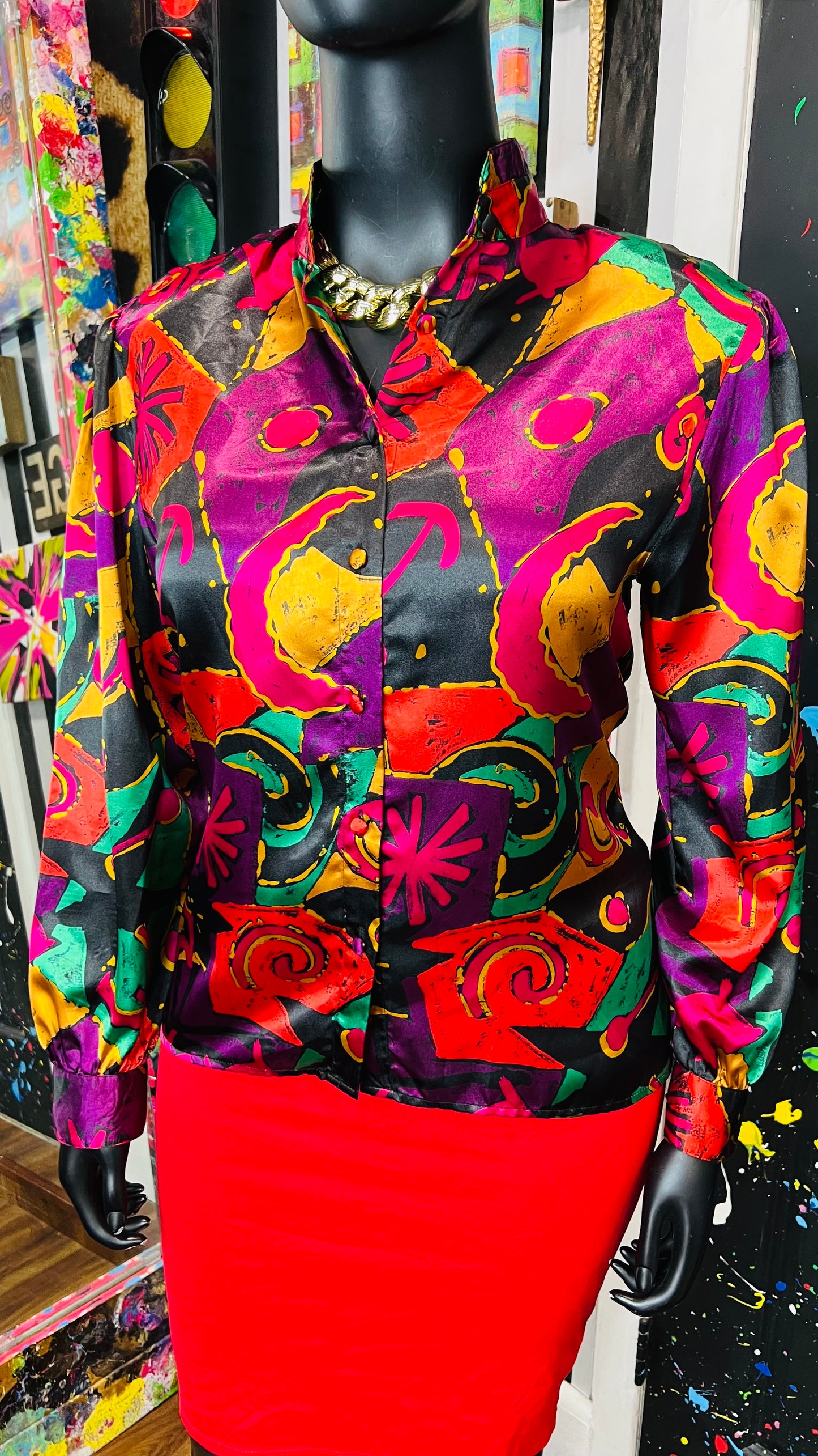 Vintage Abstract Blouse (14)