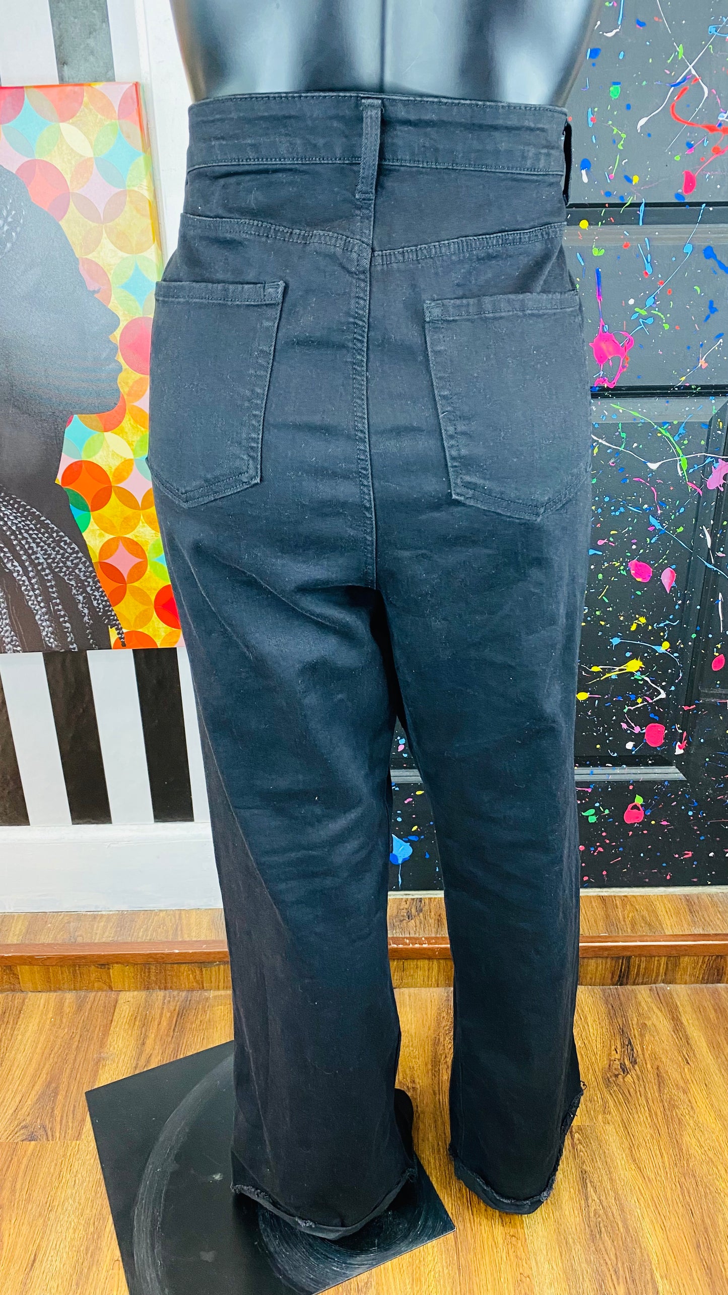 Wax Jean Black Jeans
