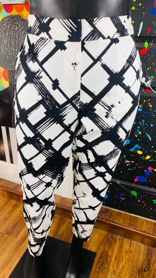 Lane Bryant B&W Stripped Pants