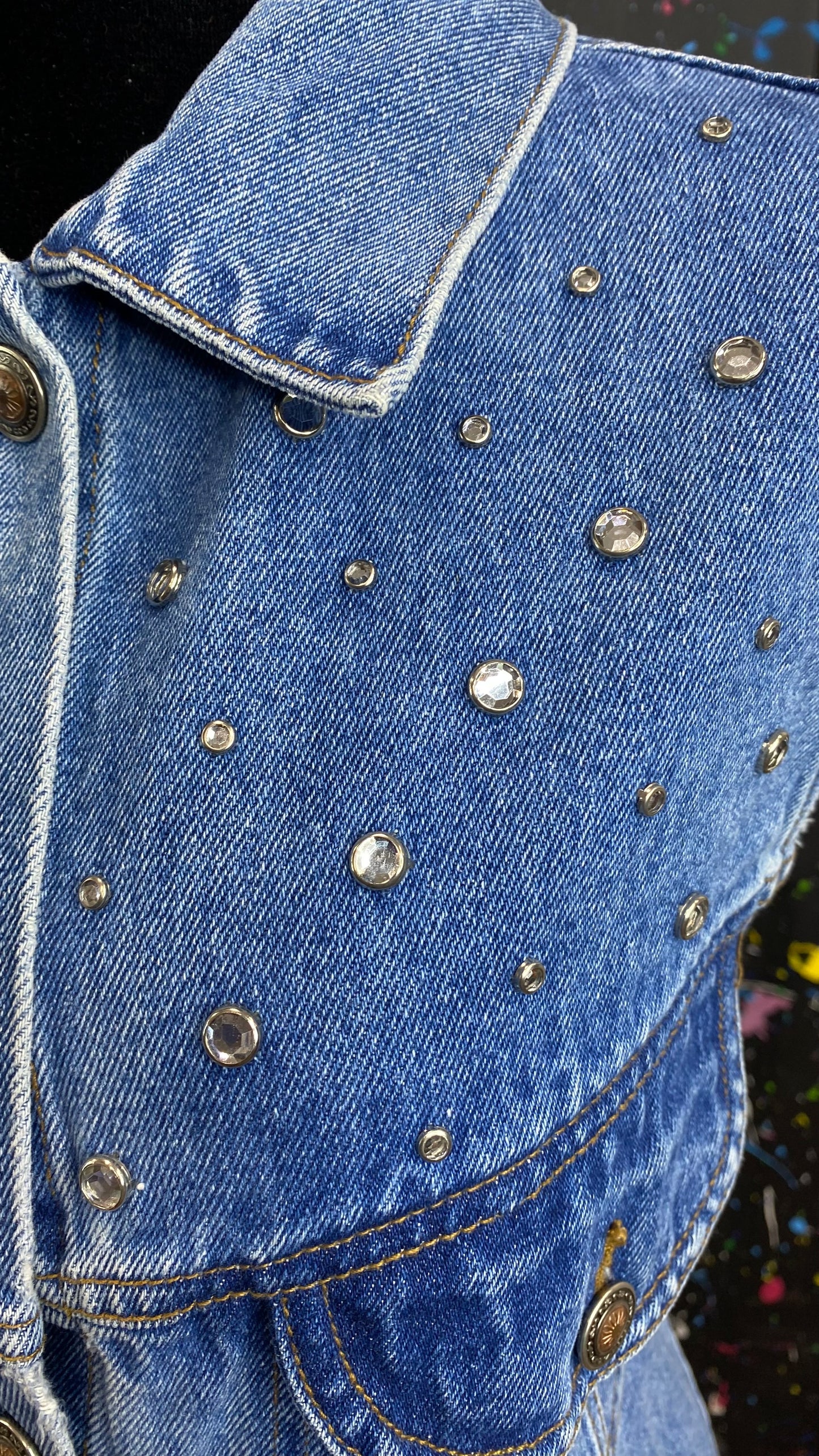 Vintage Denim Gem Vest (14)