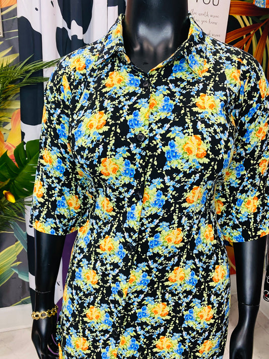 Vintage A Personal Touch Short Sleeve Blouse