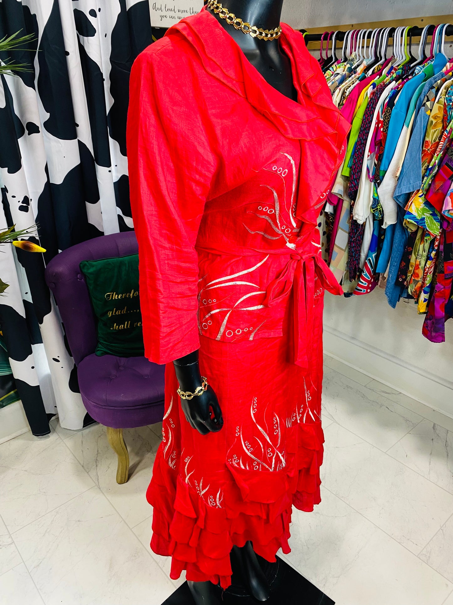 Vintage 3 Piece Skirt Set