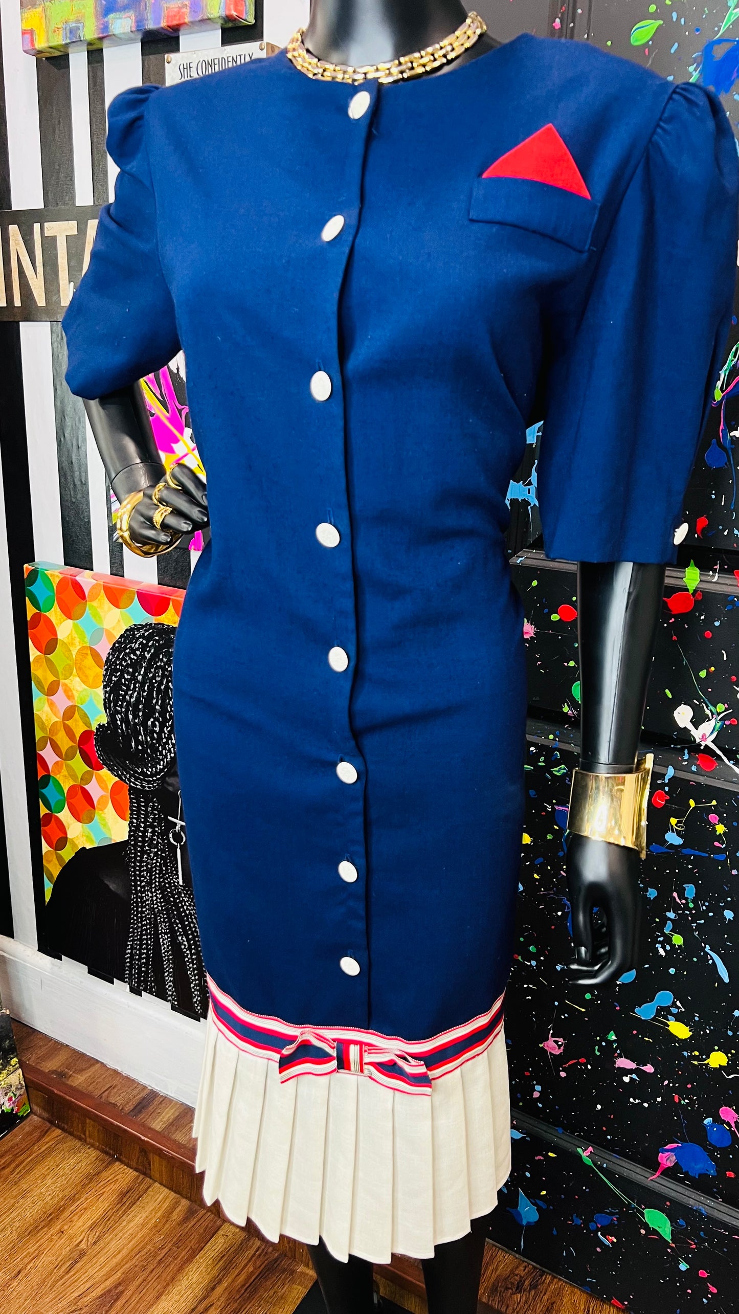 Vintage Sailors Dress (14)