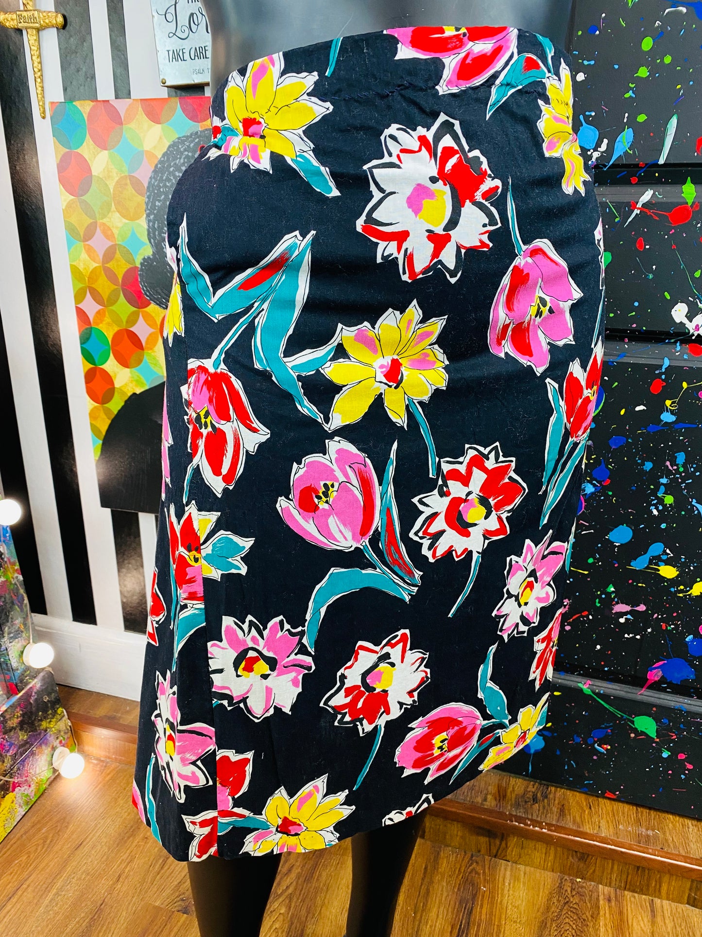 Vintage Floral Skirt