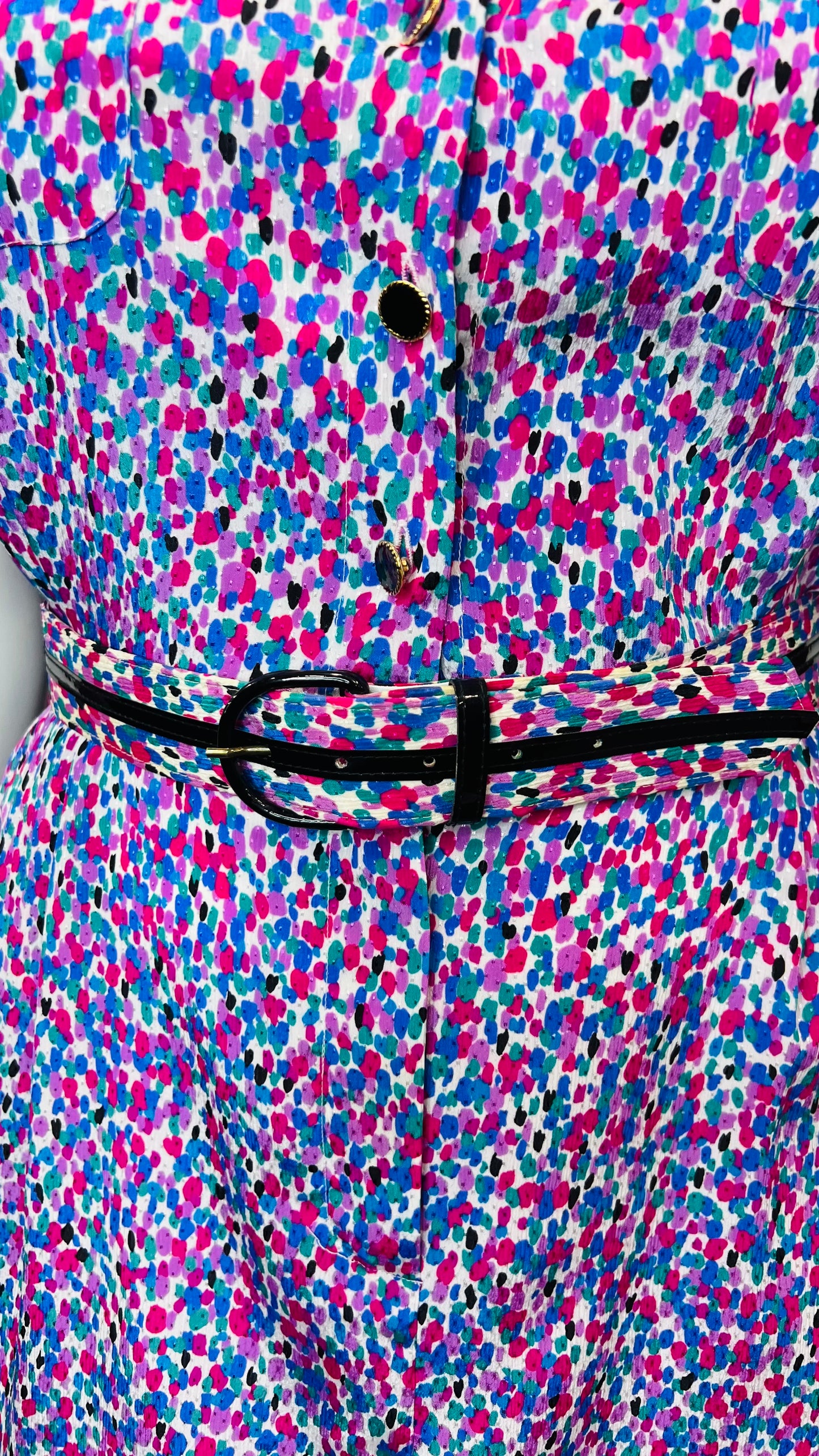Vintage Belted Dress w/ Pockets (16)