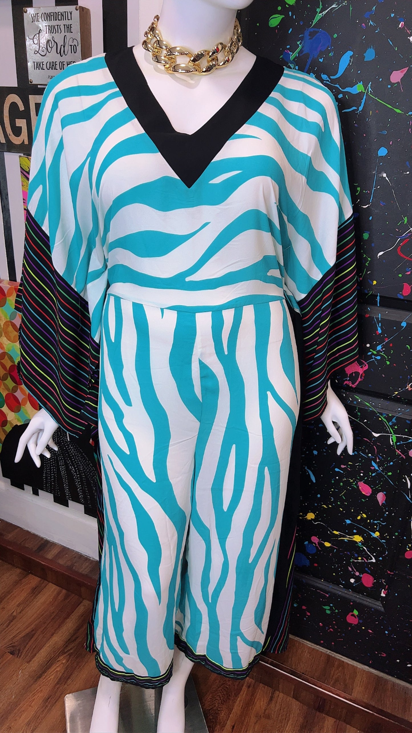 Ashley Stewart Striped Jumpsuit (18/20)