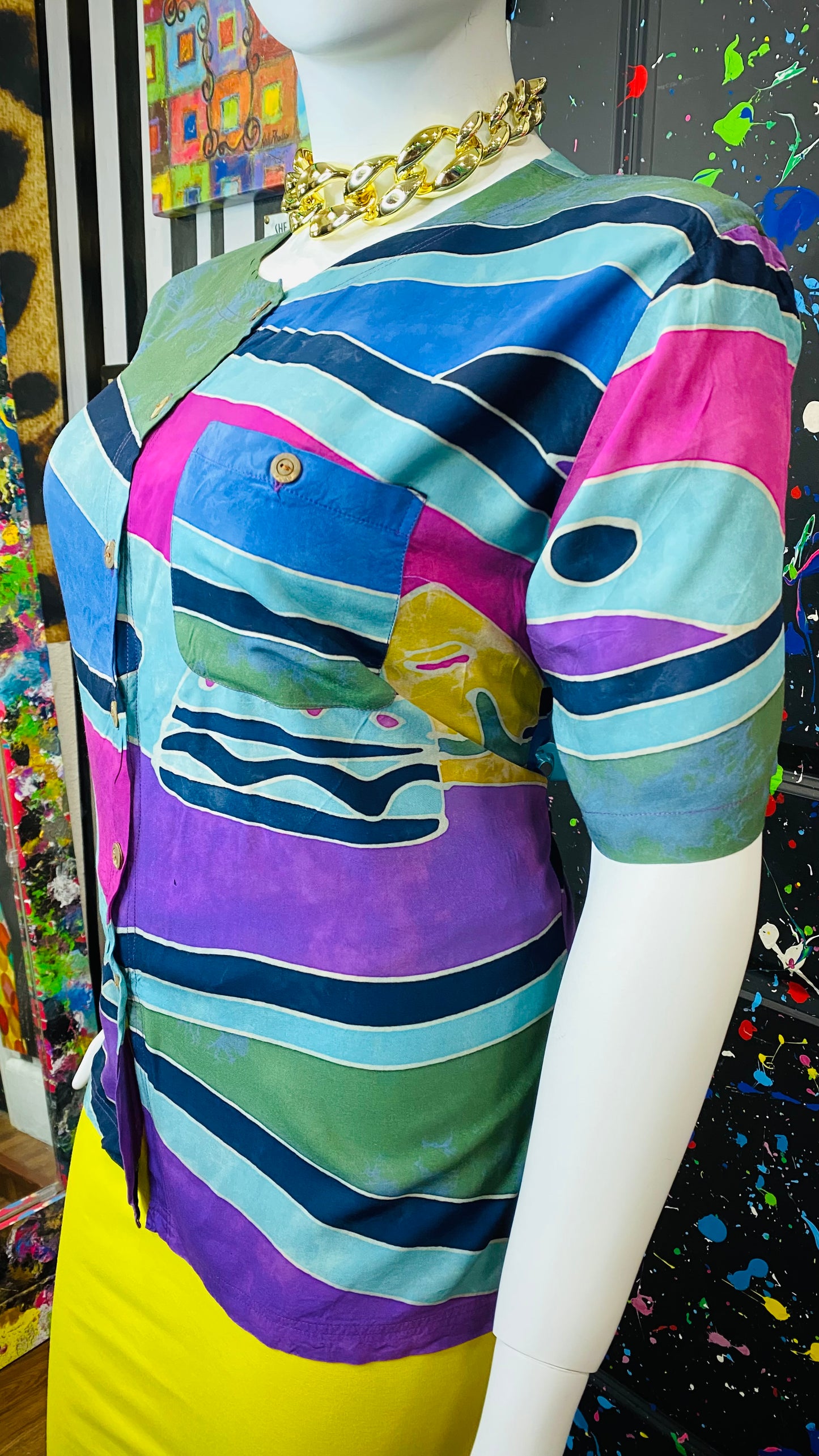 Vintage Abstract Blouse (18)