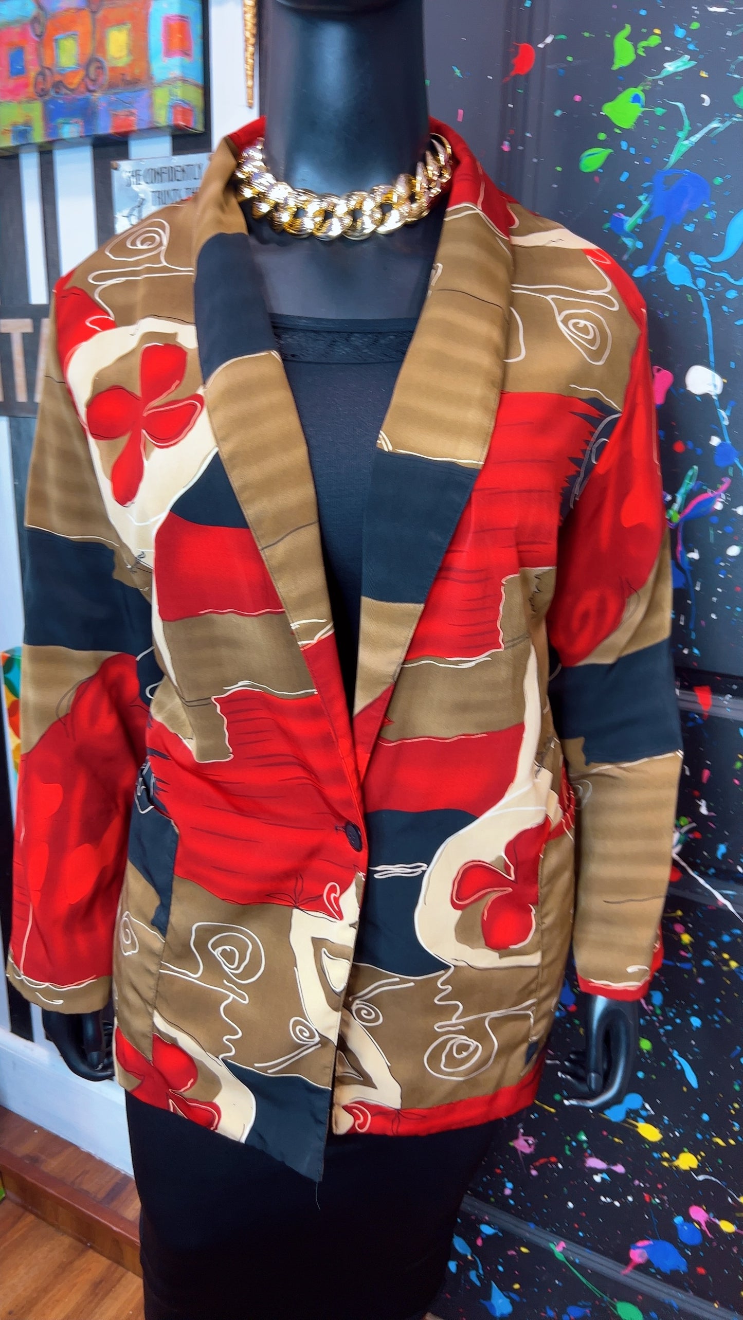 Vintage 90’s Abstract Blazer (24)