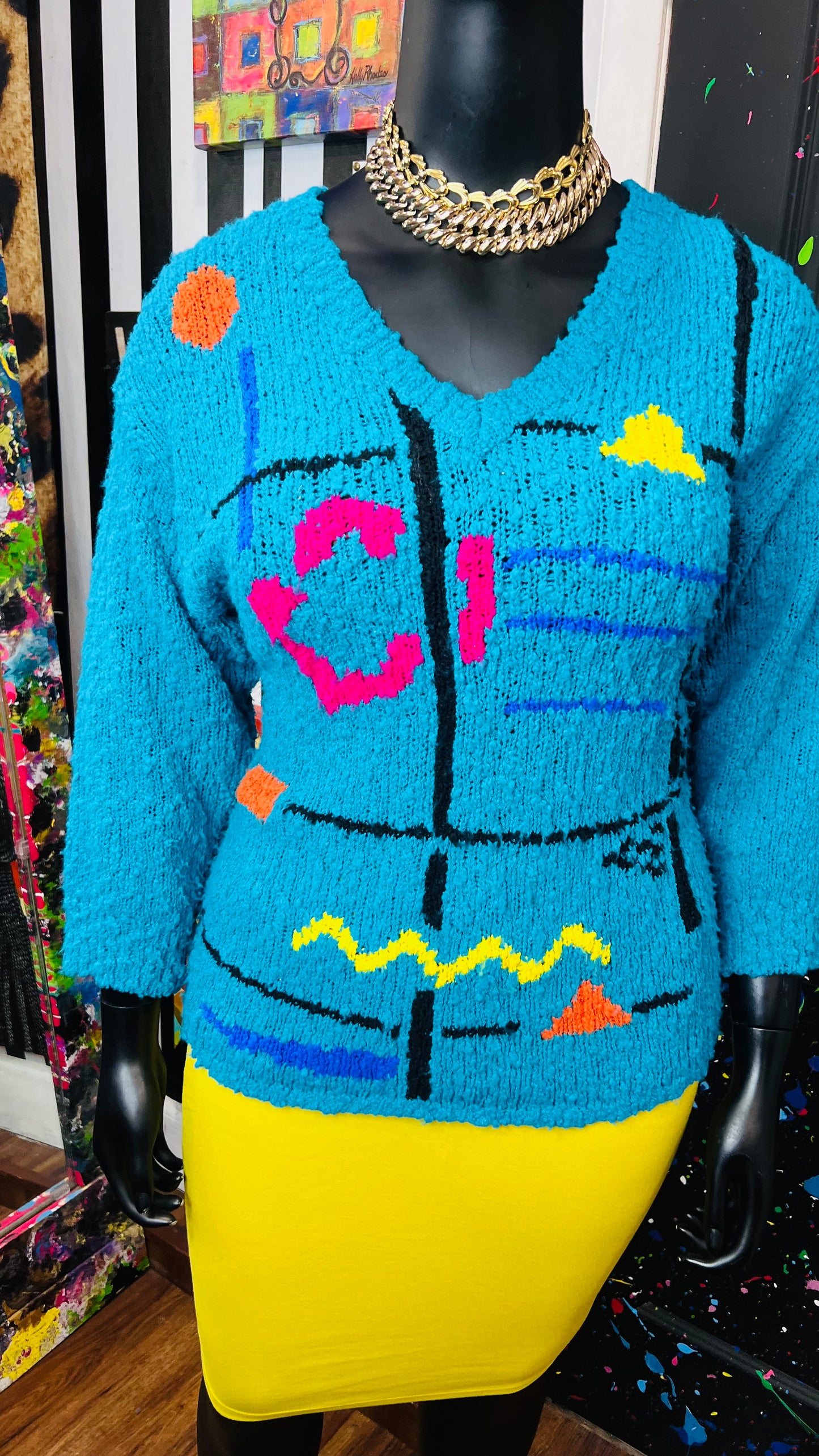 Vintage Knit Sweater 80’s (20/22)