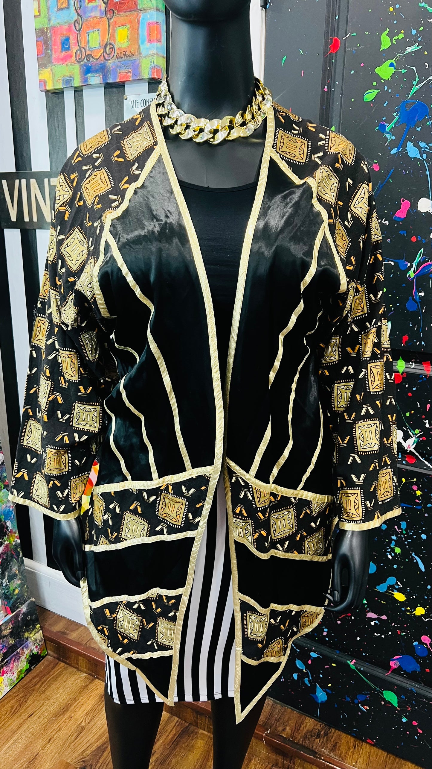 Vintage Abstract Duster (16)