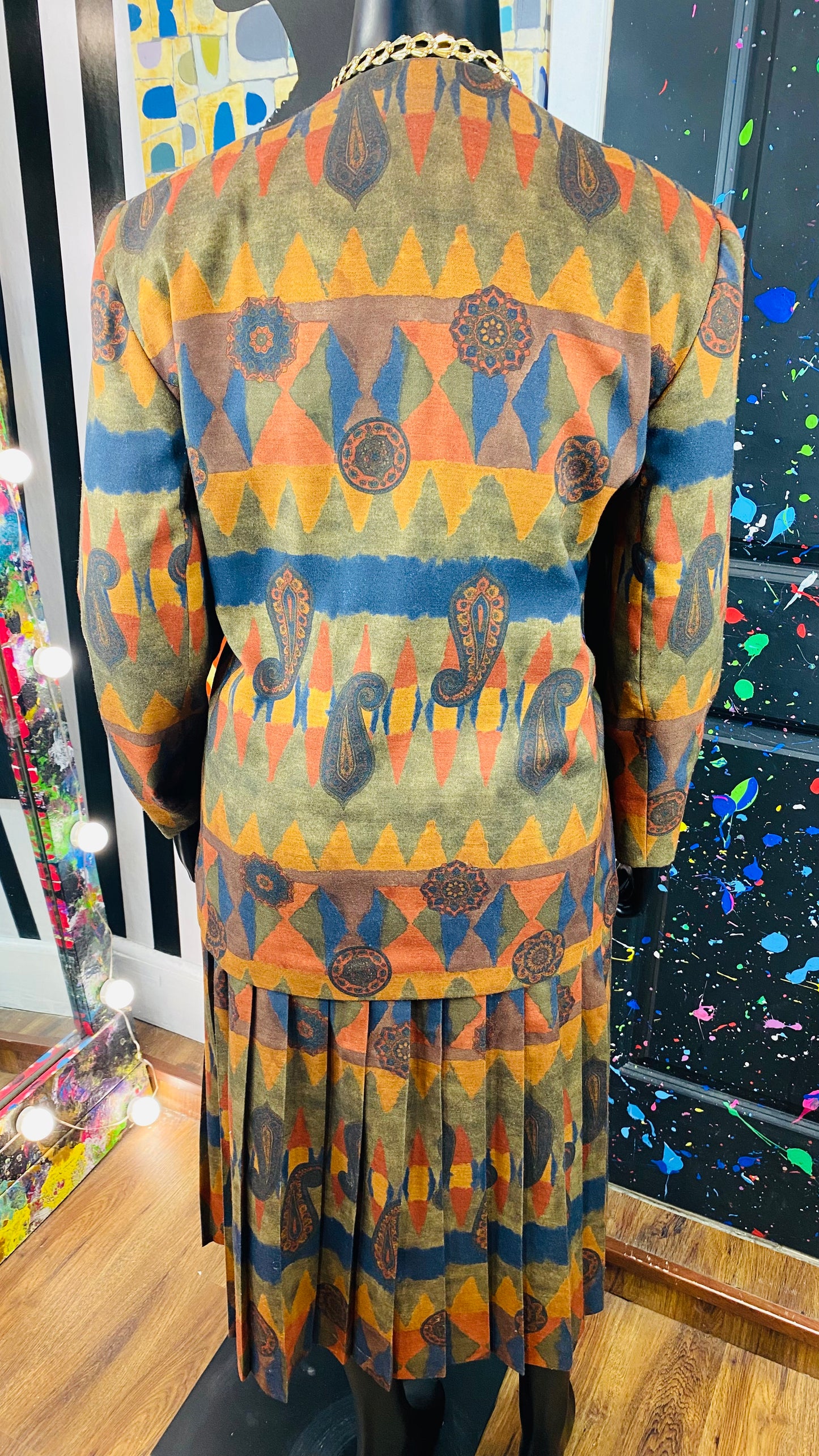 Sunny Lady 2 piece Skirt Set