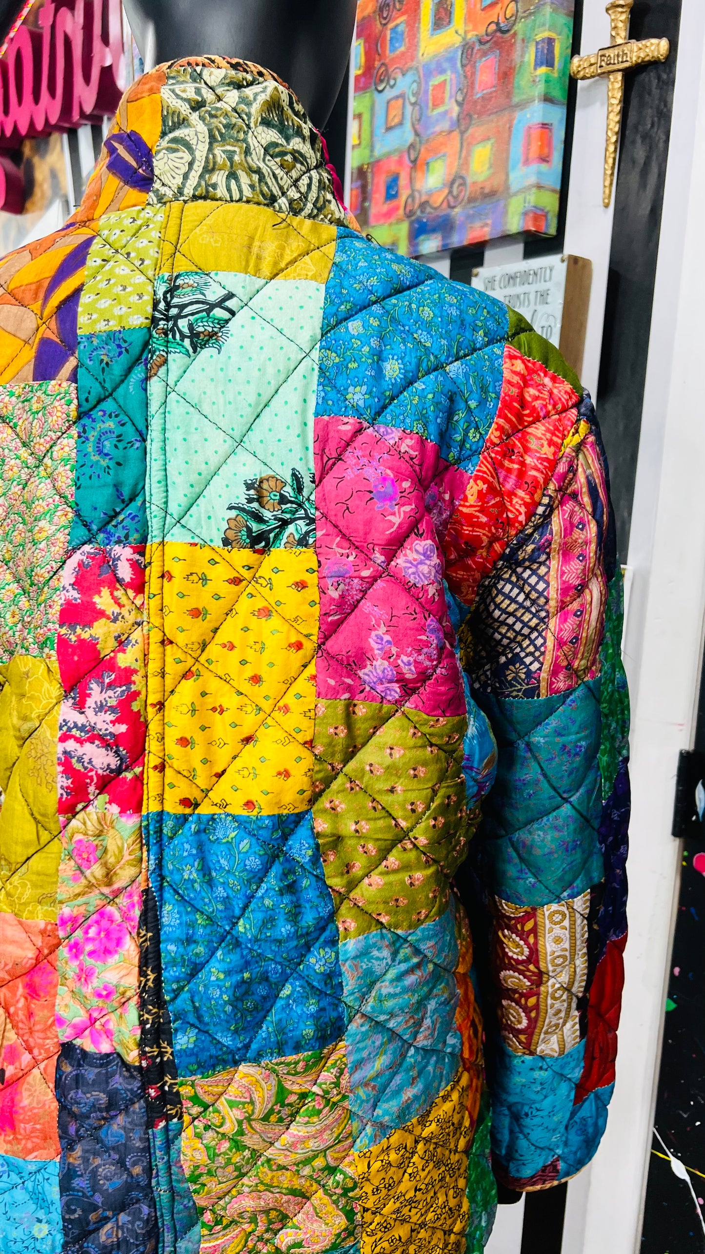Vintage Patchwork Reversible Jacket (16)