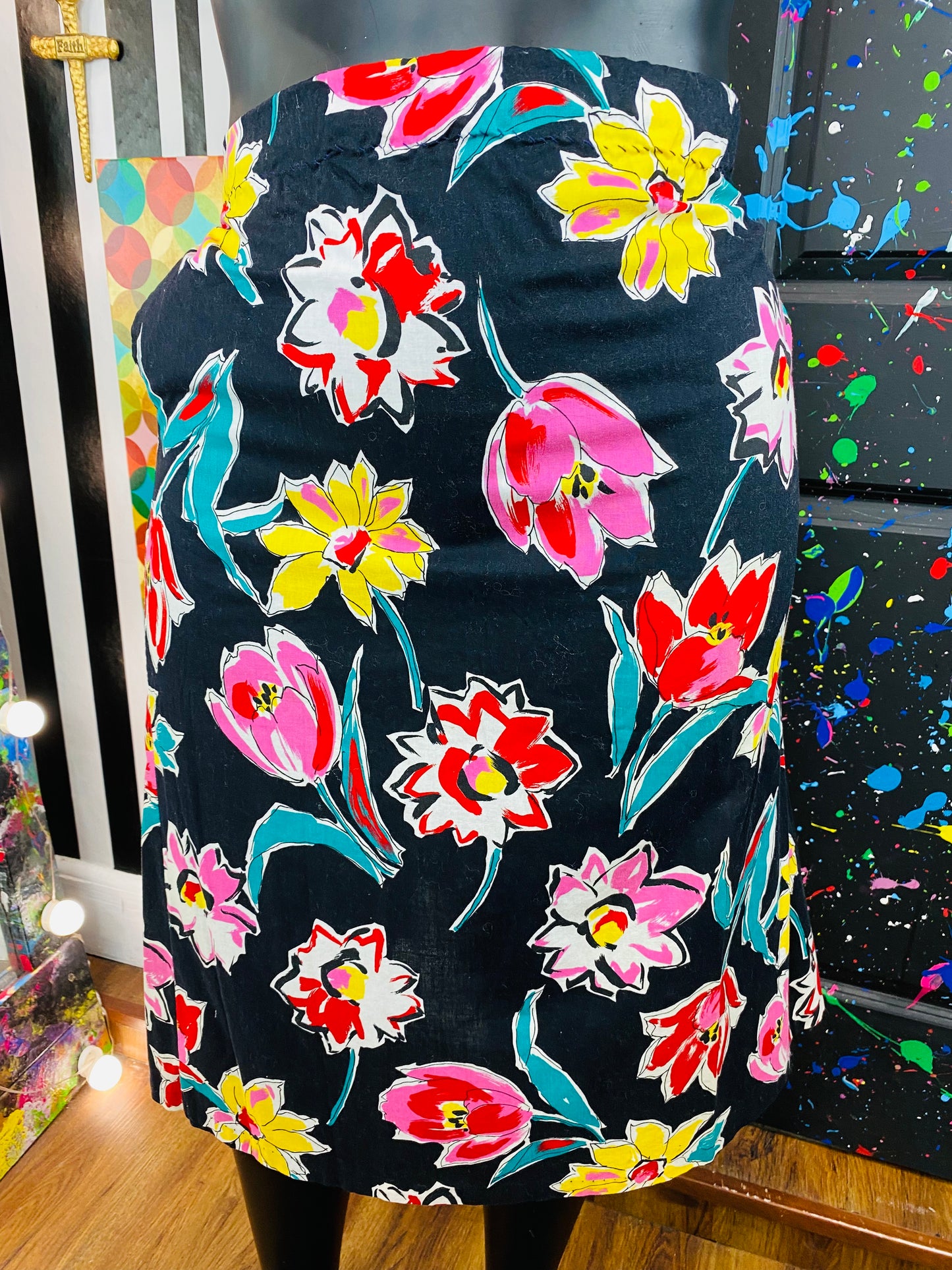 Vintage Floral Skirt