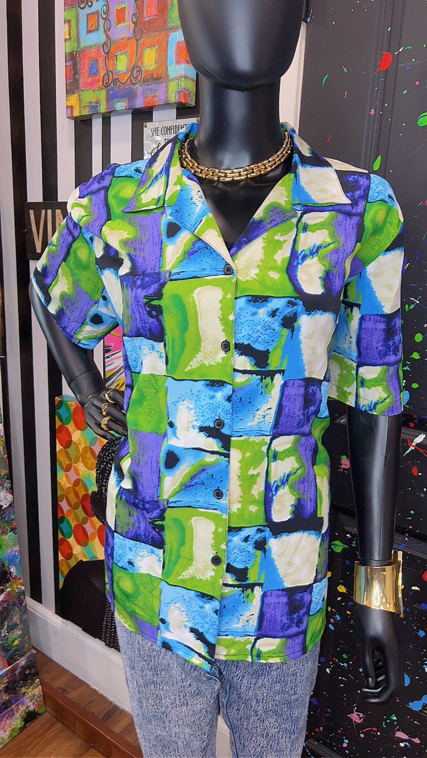 Vintage Block Blouse (18)
