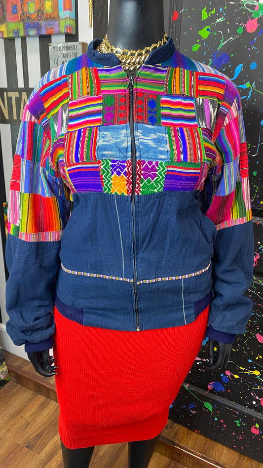 Vintage Cotton Guatemalan Coat (14)