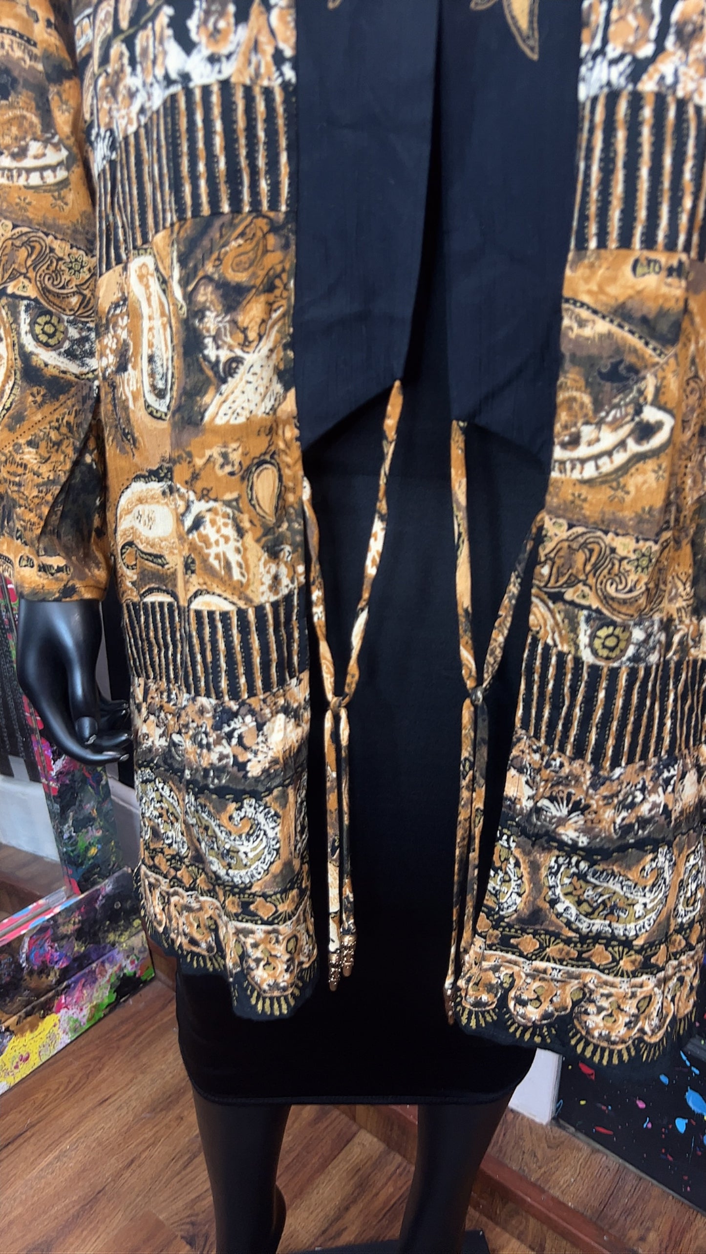 Vintage Rayon Carole Little Duster (24)