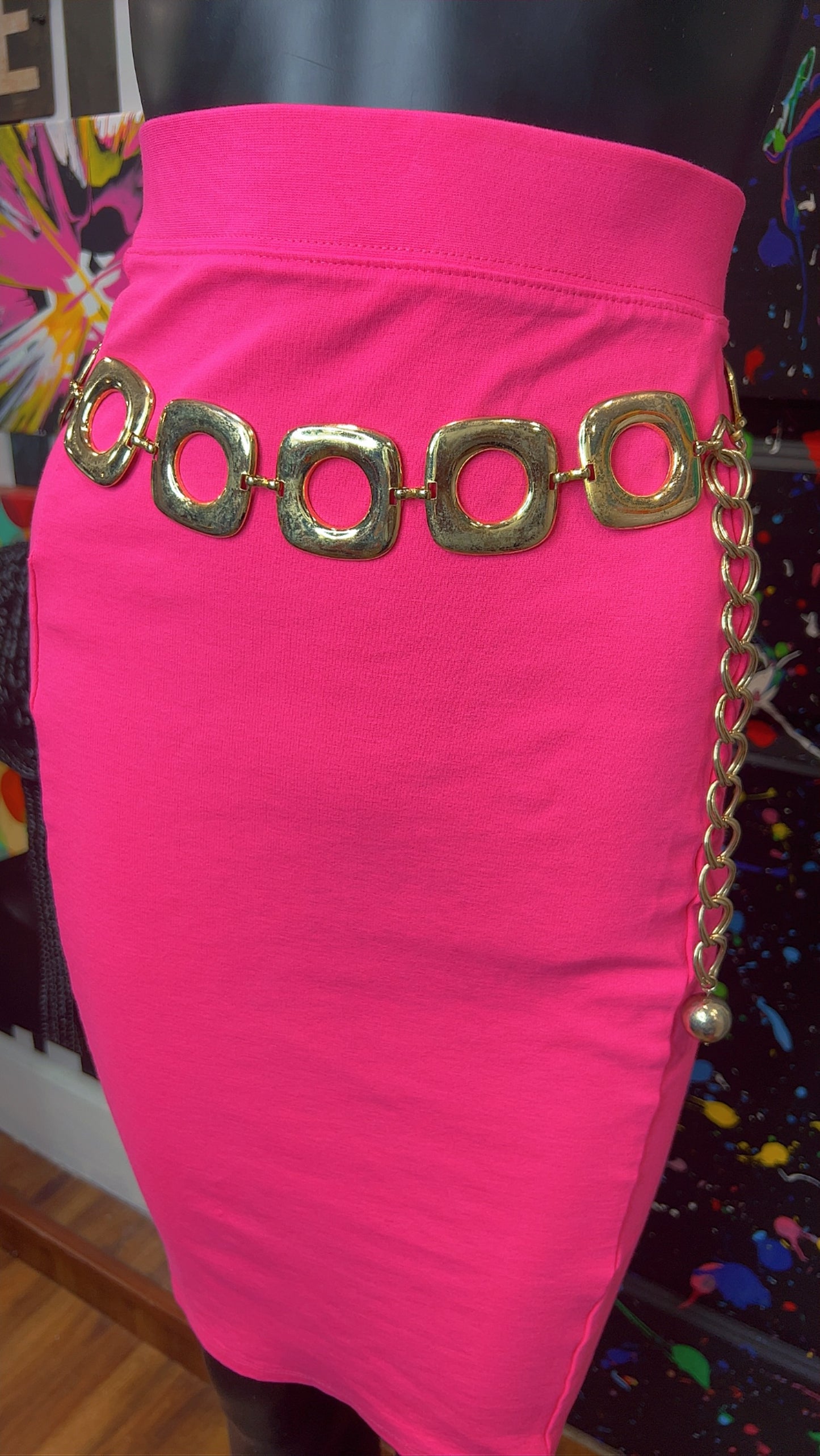 Vintage Gold Chain Belt