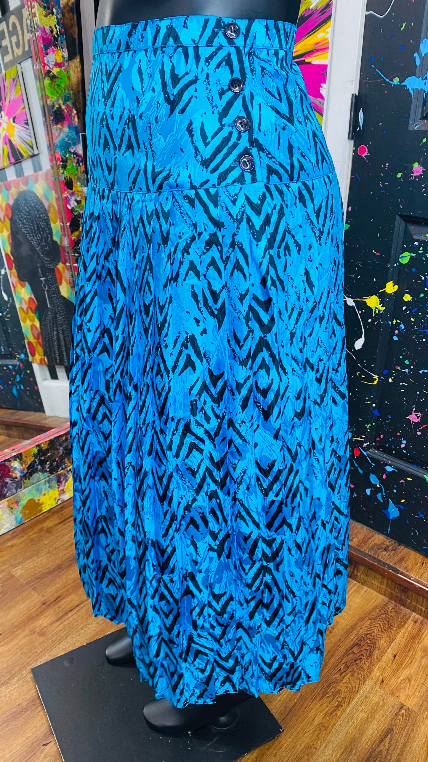 Vintage 100% Silk Skirt Suit (14)