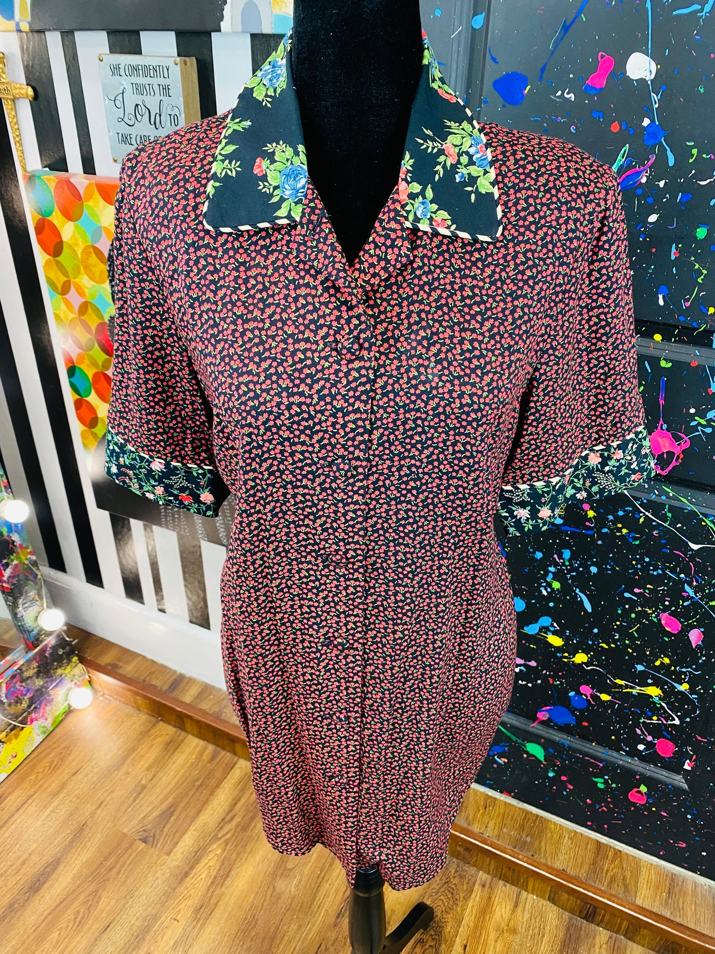 Vintage Short Sleeve Blouse