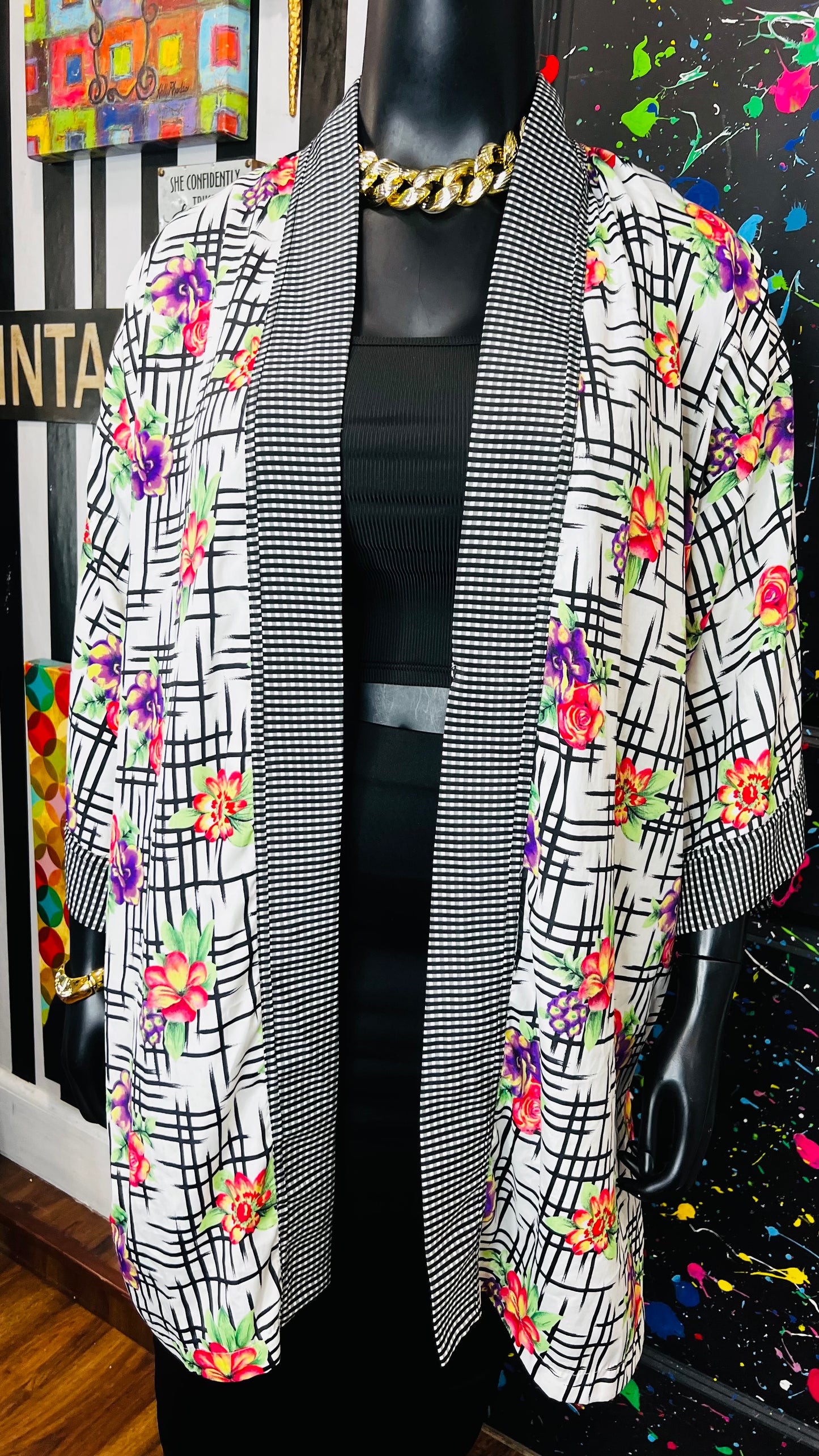 Vintage Victoria Secret Floral Duster (OS)