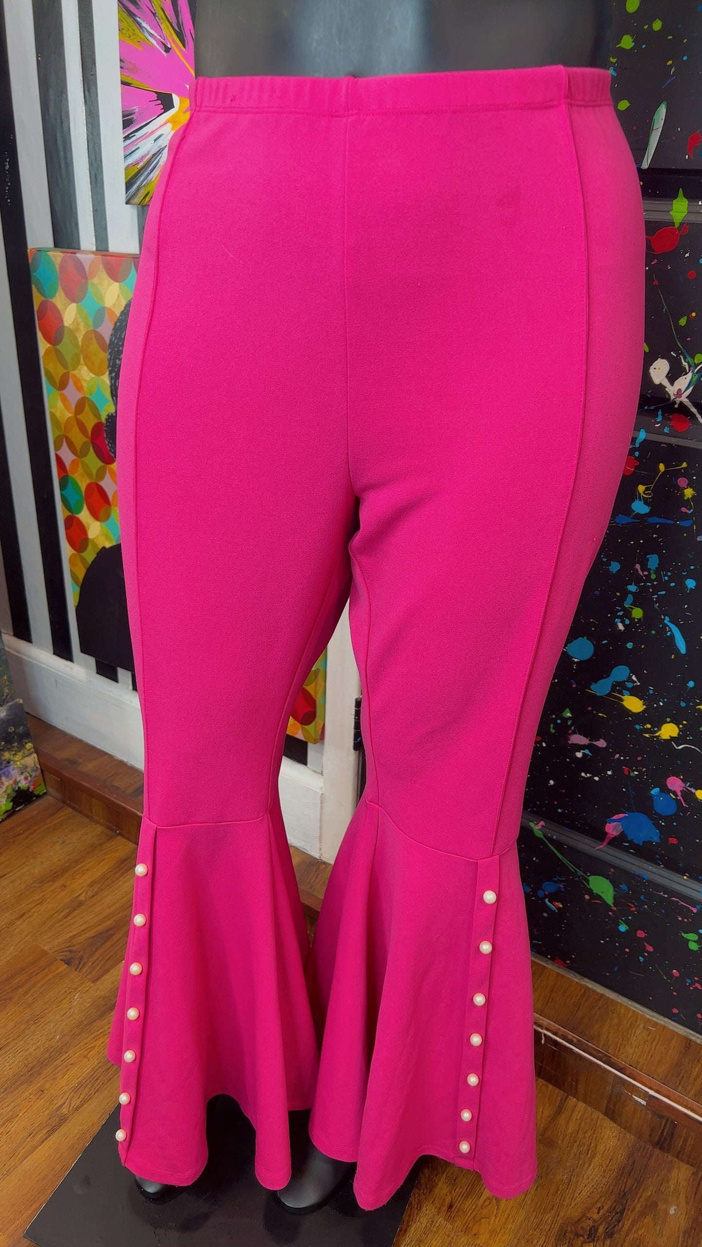 Pink Pearl Bell Bottoms (16)