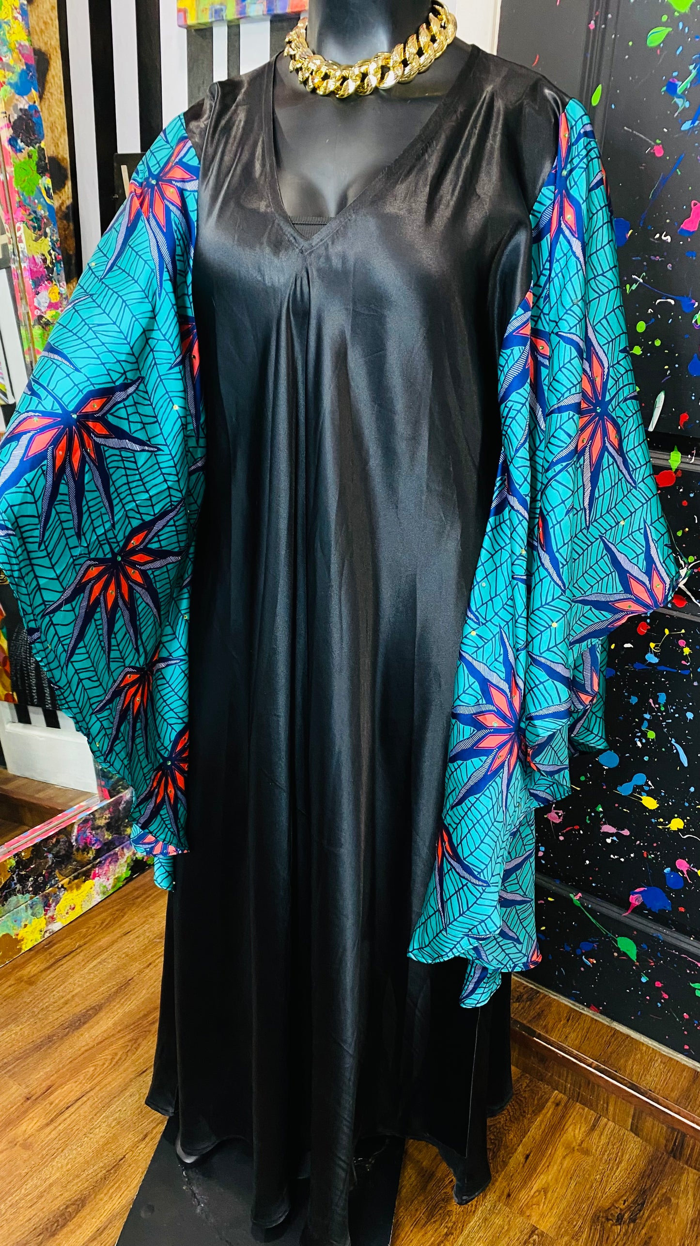 Vintage Kaftan Dress (OS)