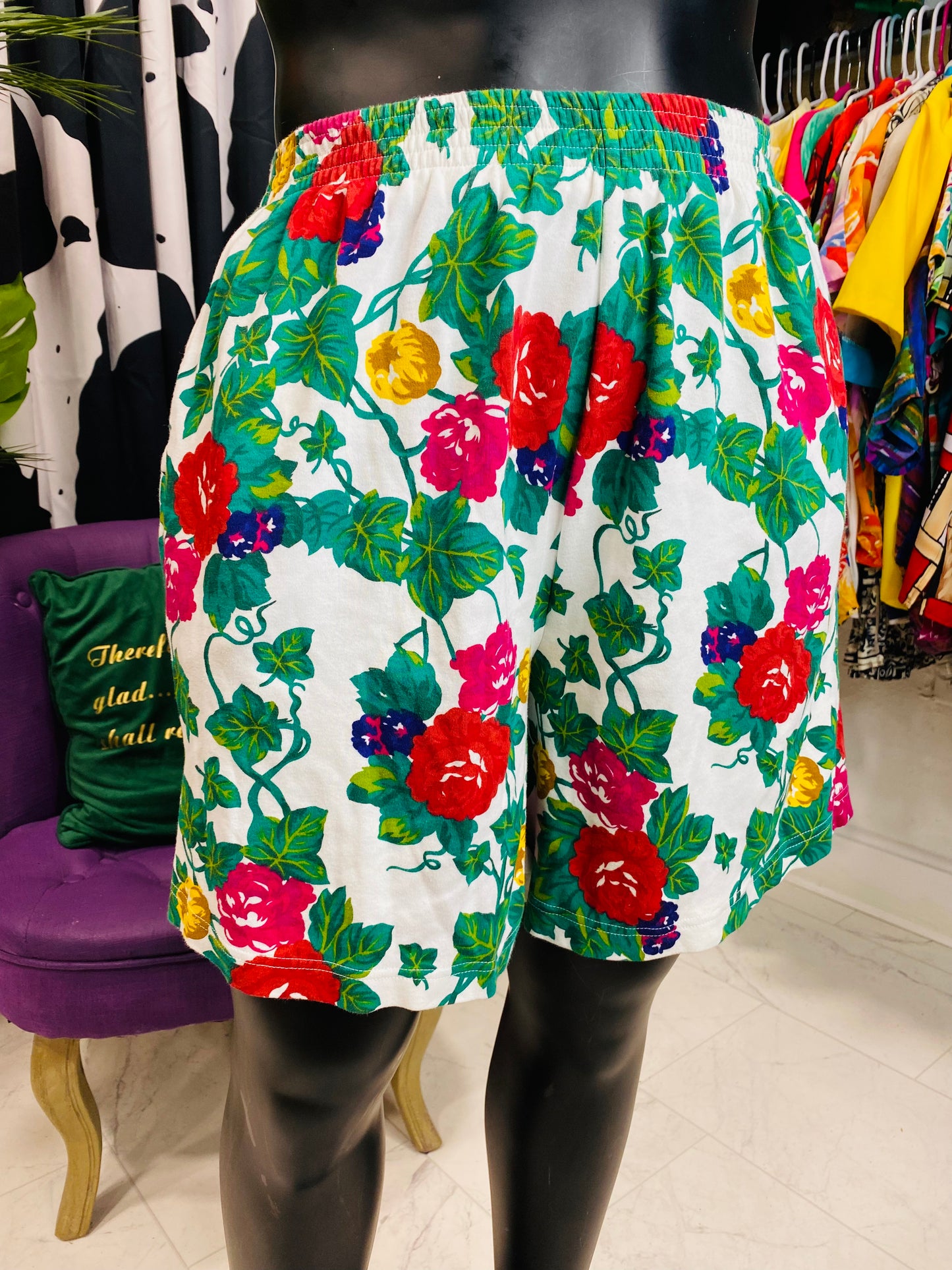 Vintage Floral Shorts
