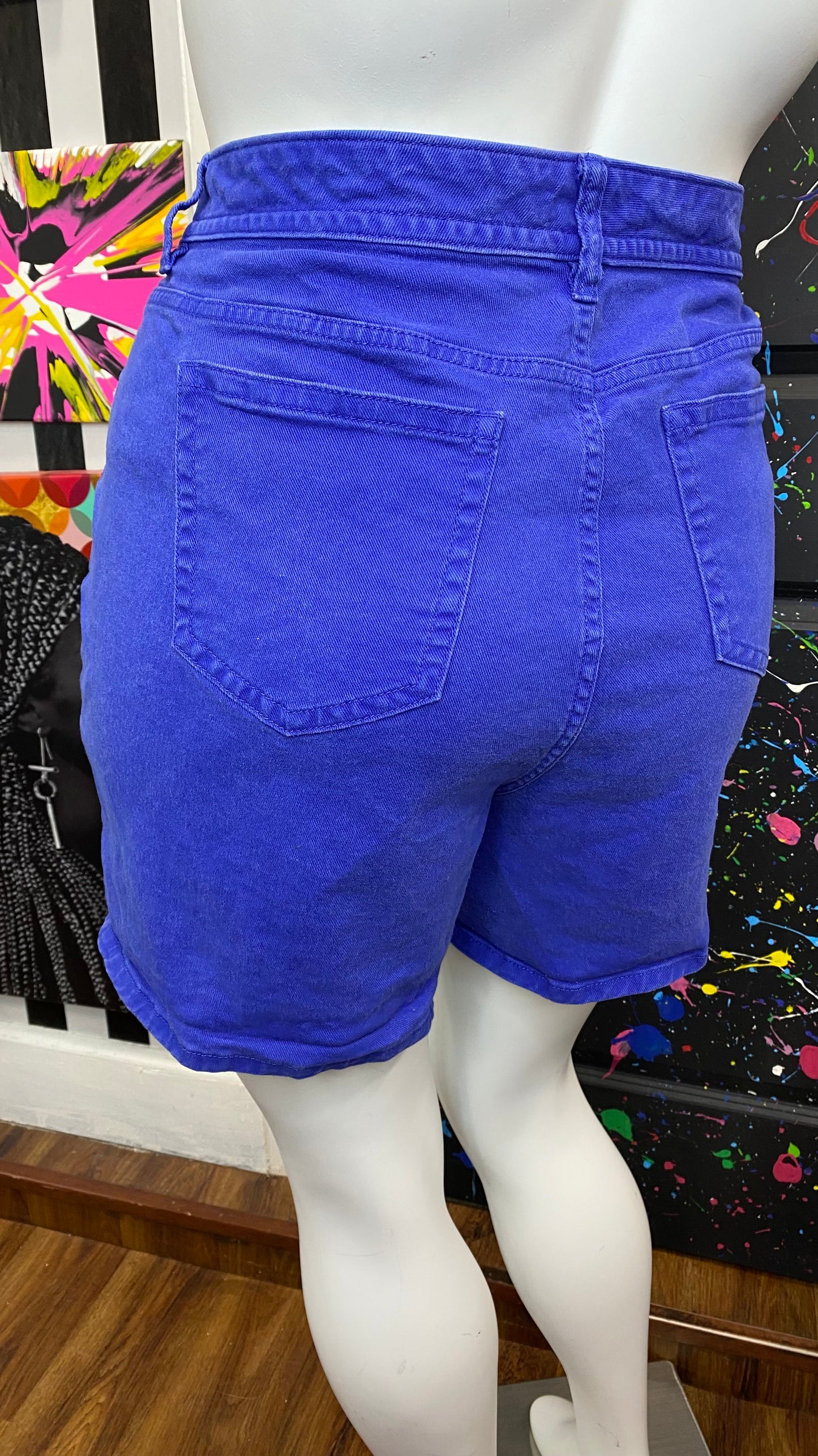 Blue Denim Shorts (20W)