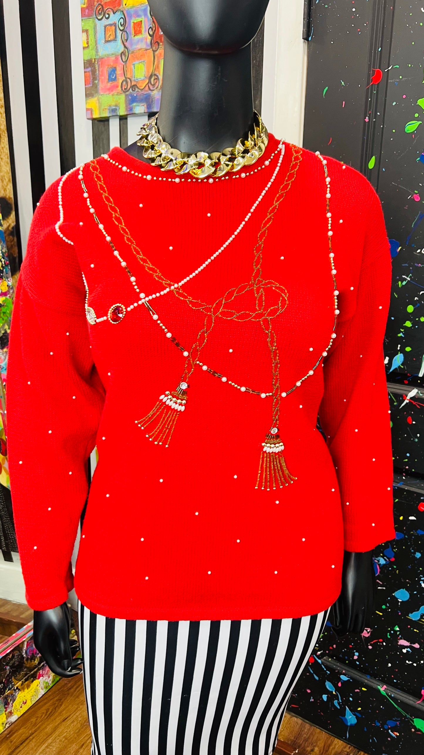 Vintage Sequin Sweater (18)
