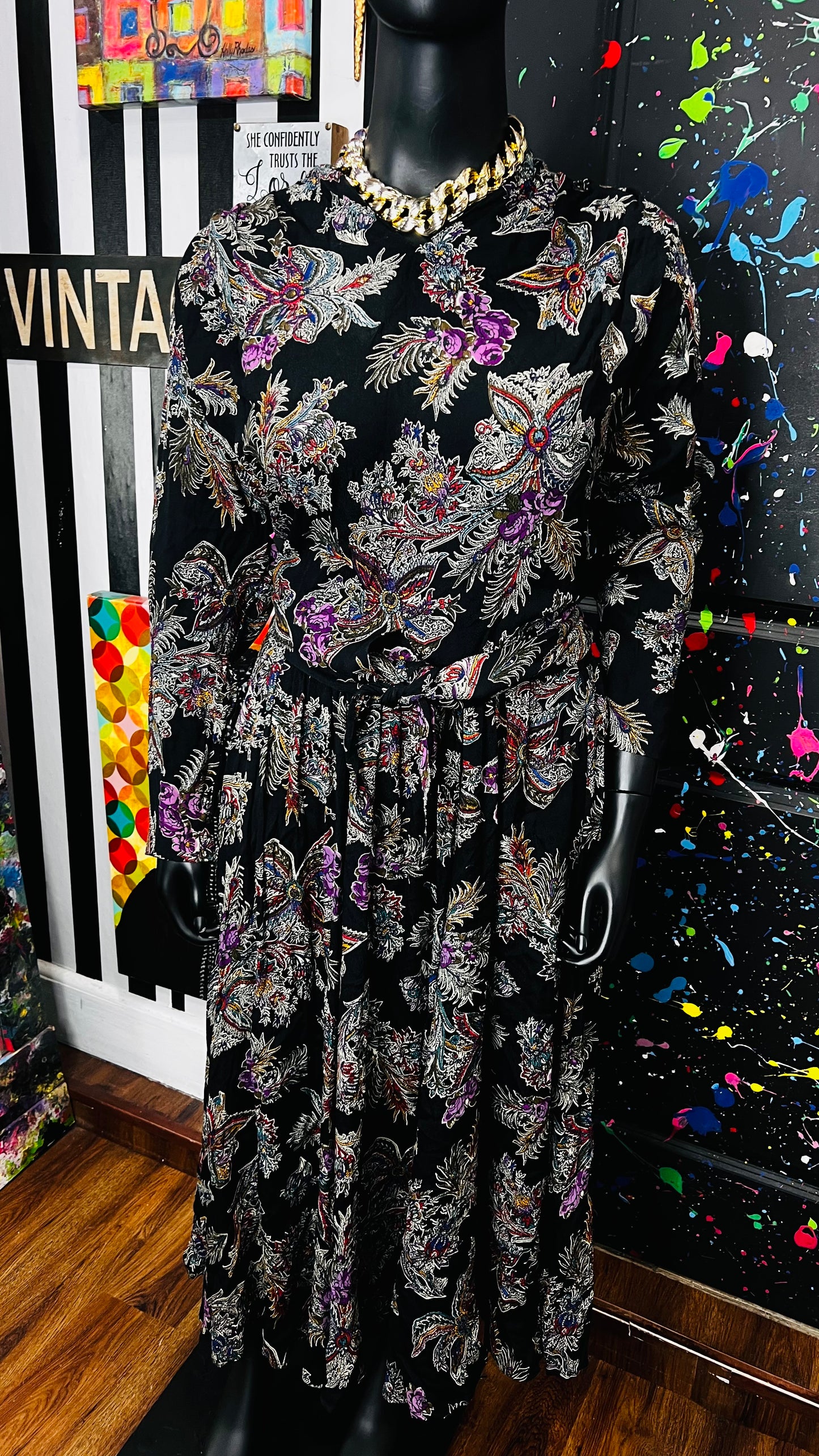 Vintage Carole Little - Tie Front Skirt Set (16)