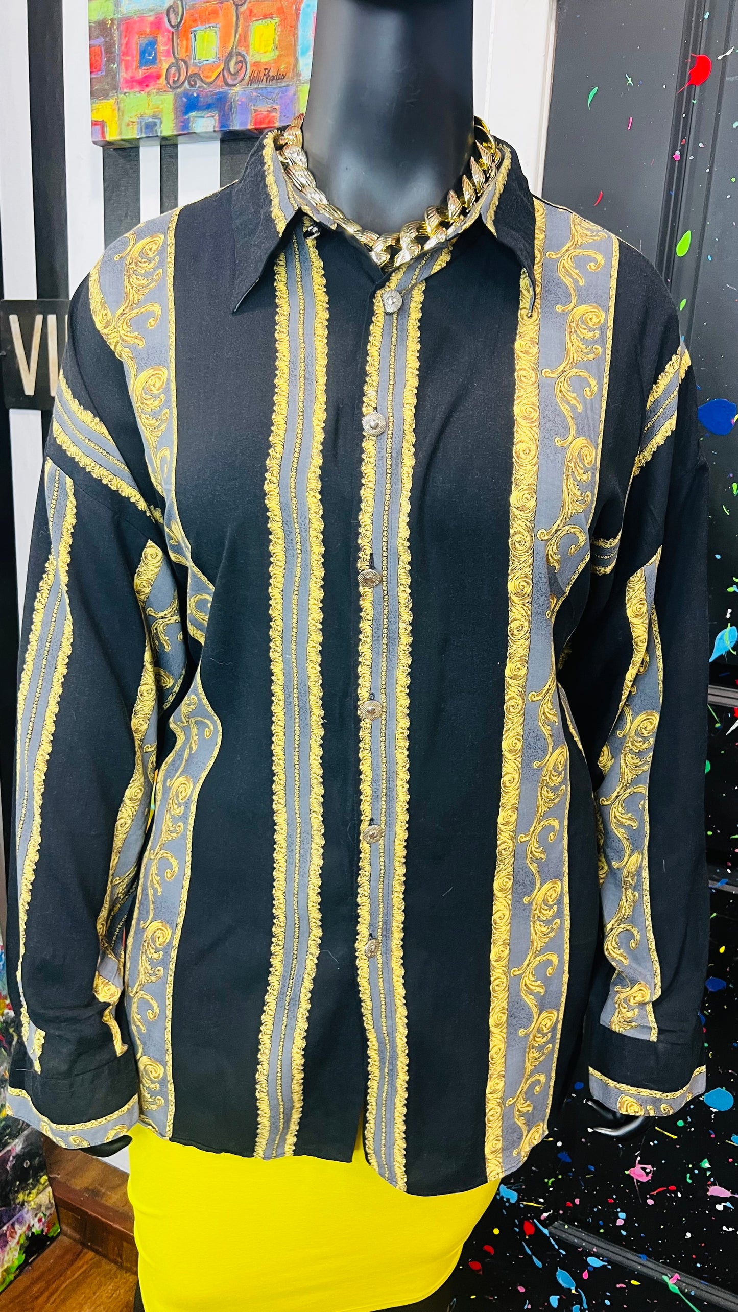 Vintage Rayon Blouse (26)