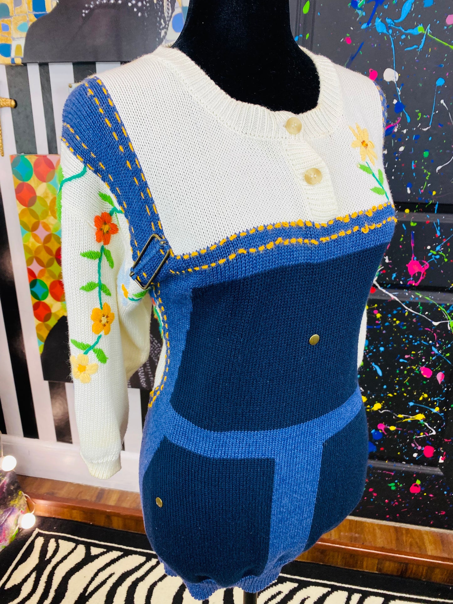 Vintage Carducci 3/4 Sleeve Sweater
