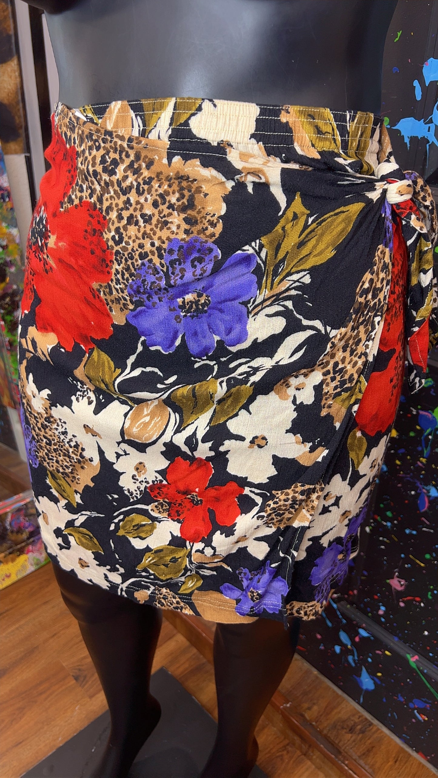 Vintage Deadstock Carole Little Sarong Skirt (14)