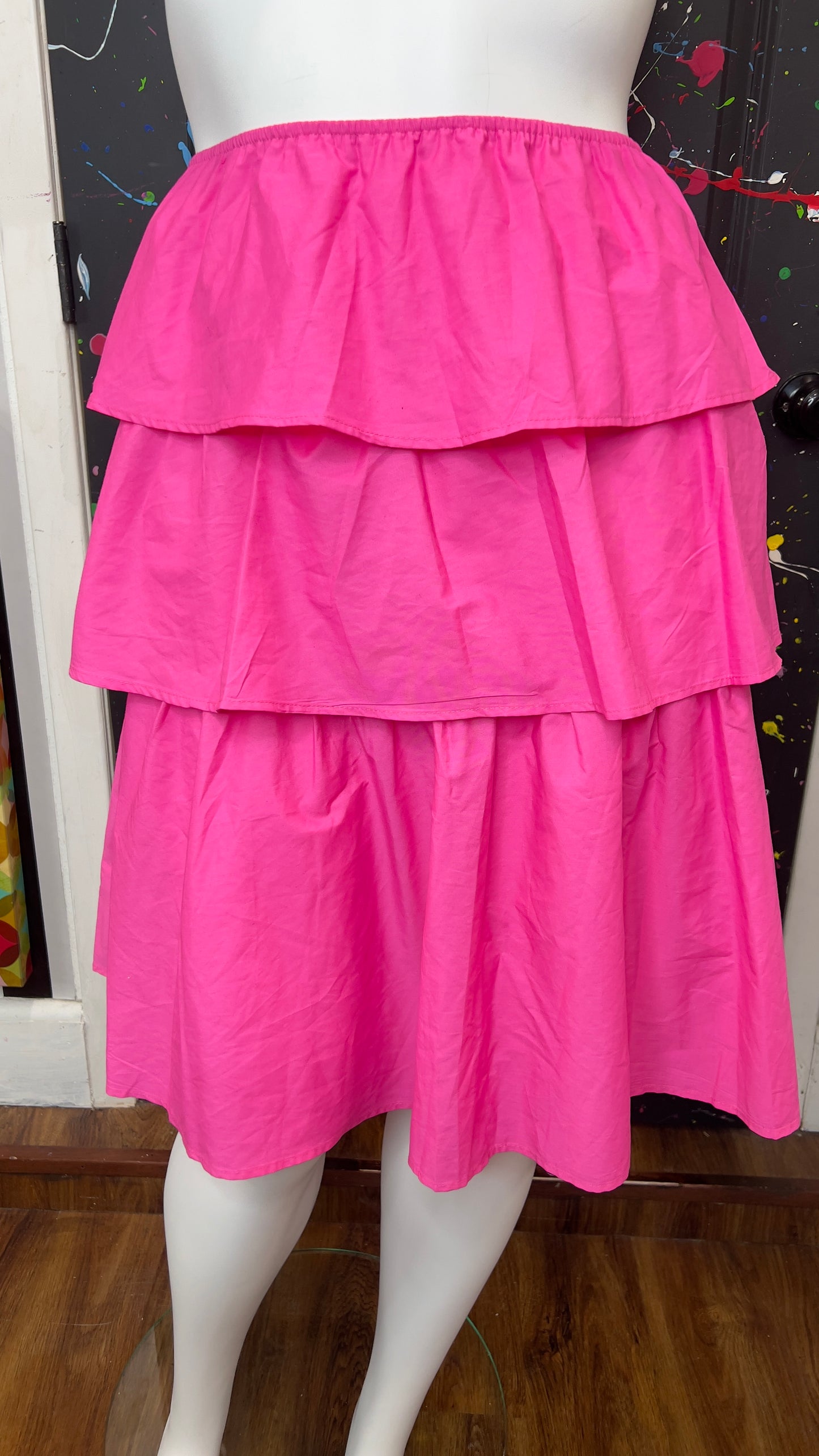 Layered Puffy Pink Skirt (22/24)