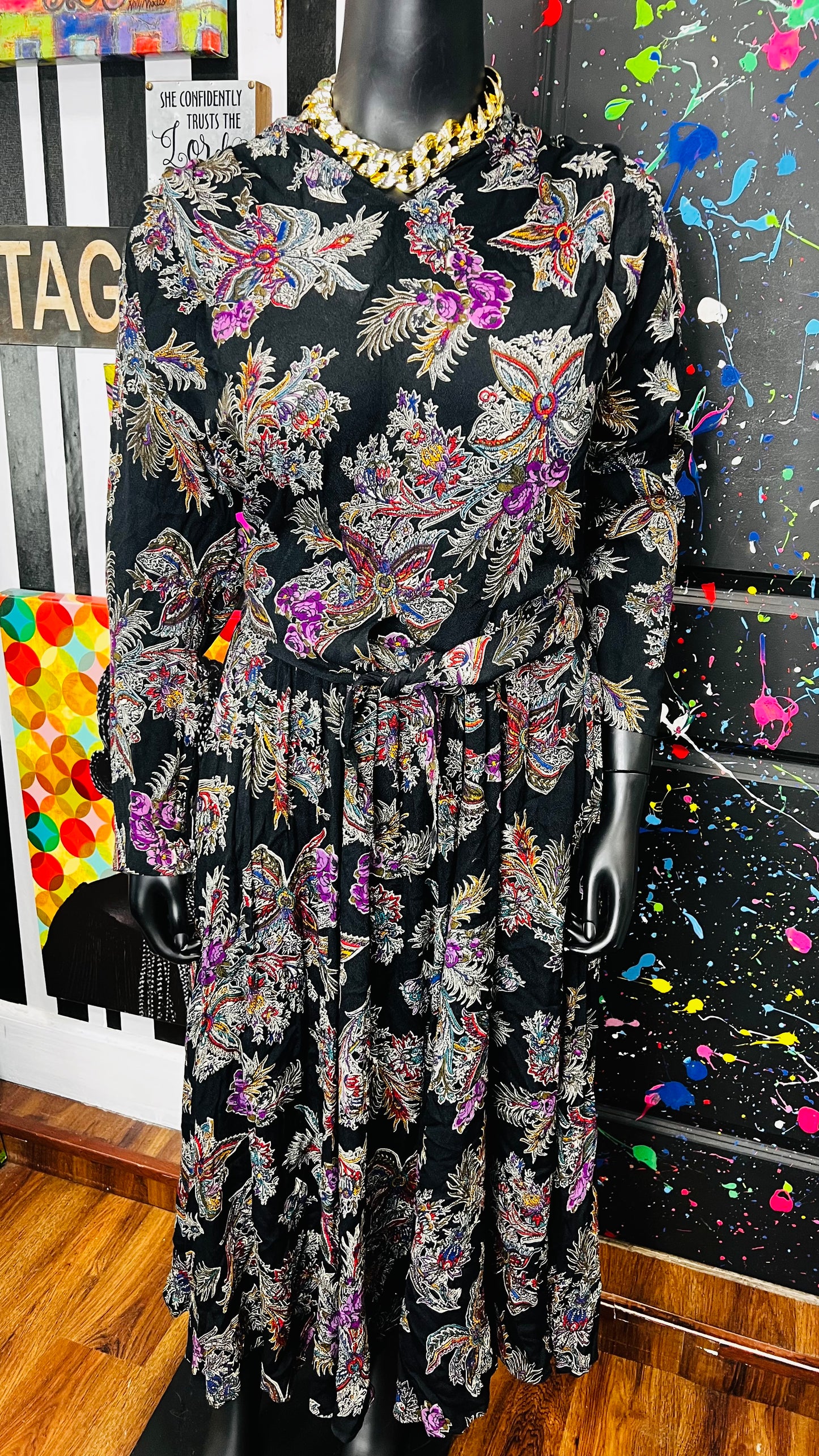 Vintage Carole Little - Tie Front Skirt Set (16)