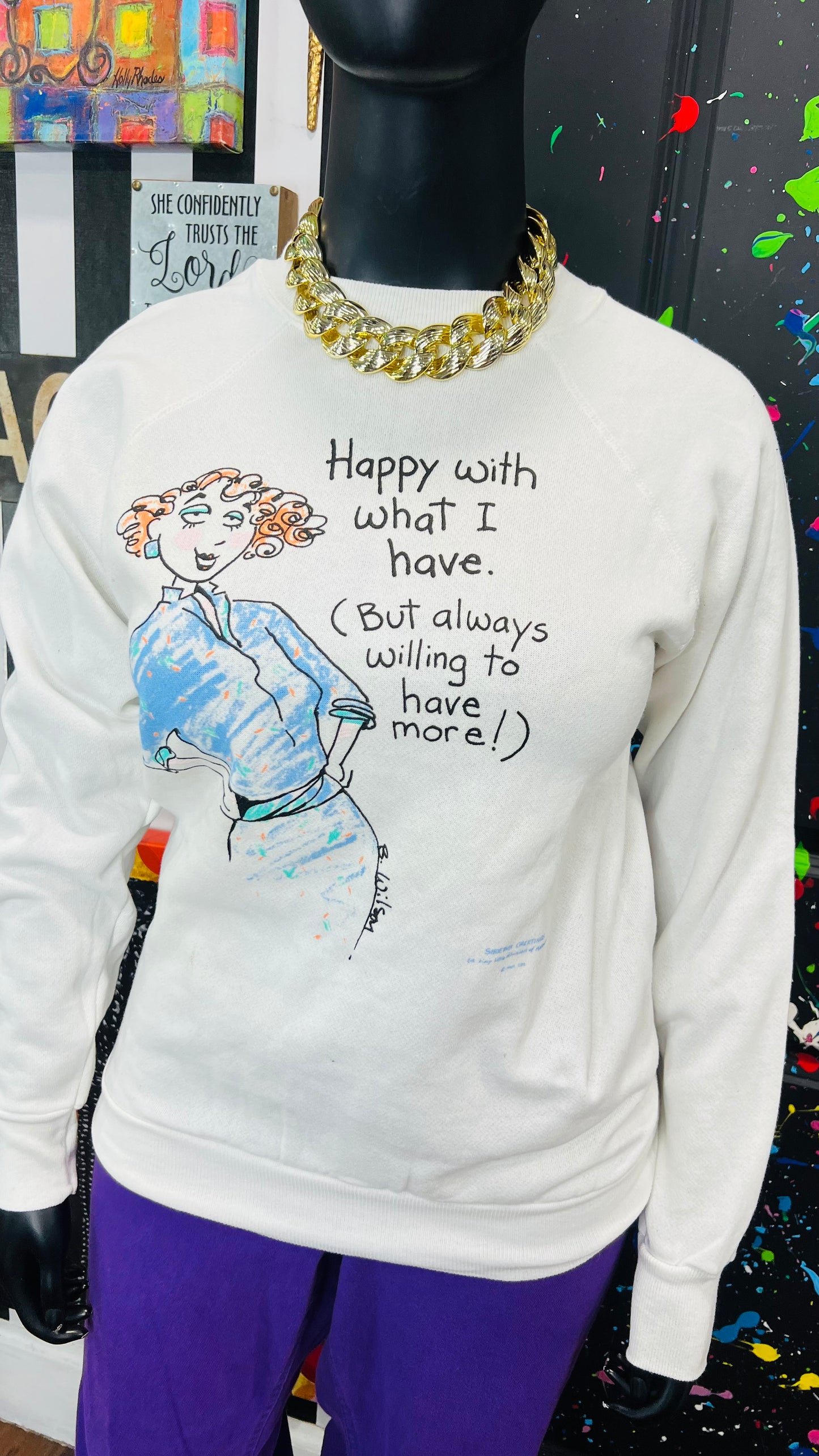 Vintage Graphic Sweatshirt- New w/ Tags Deadstock (16)